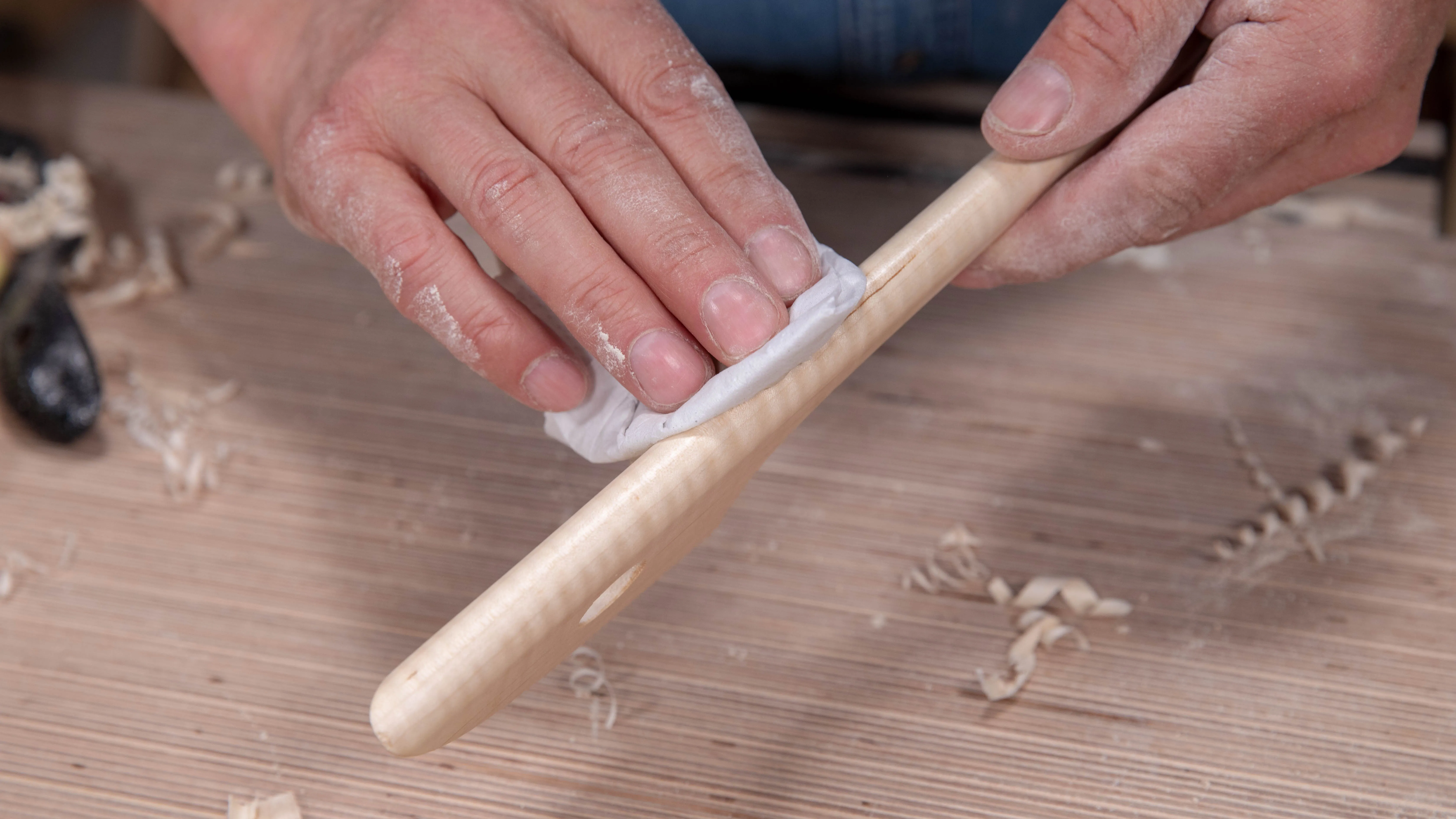 Coat the whole surface and then wipe off any excess