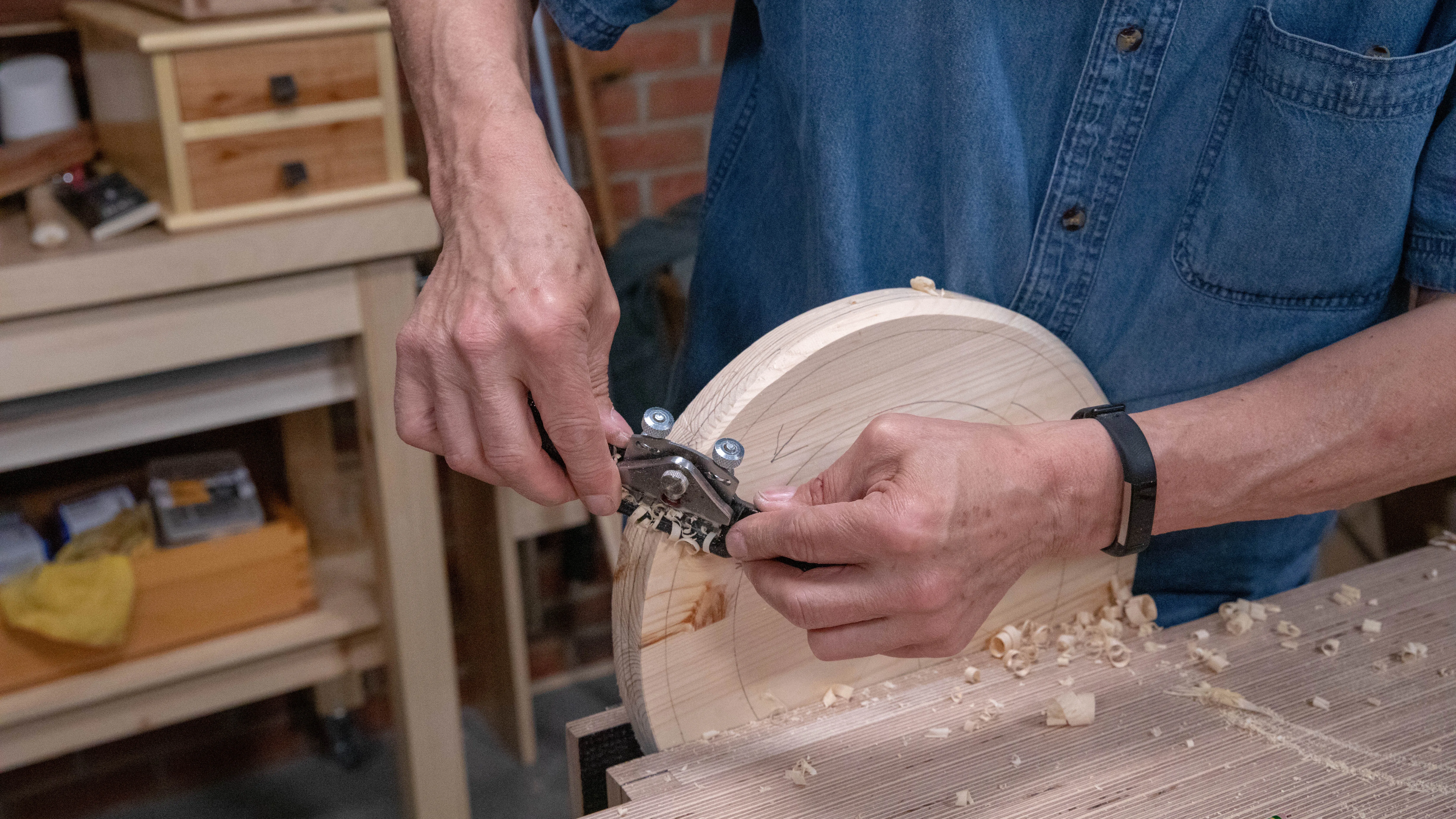 Always work down the hill