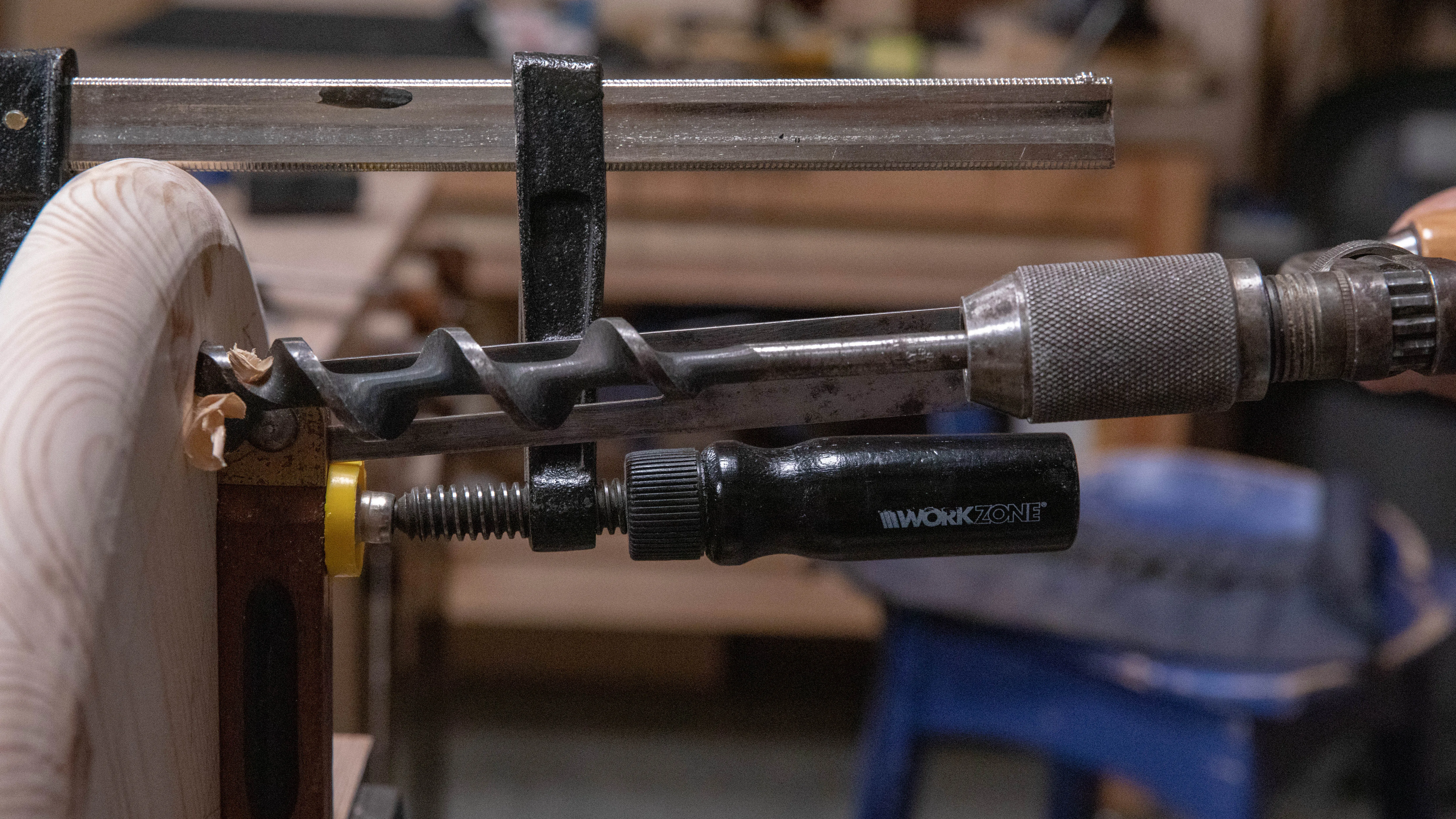 Check yourself periodically as you bore