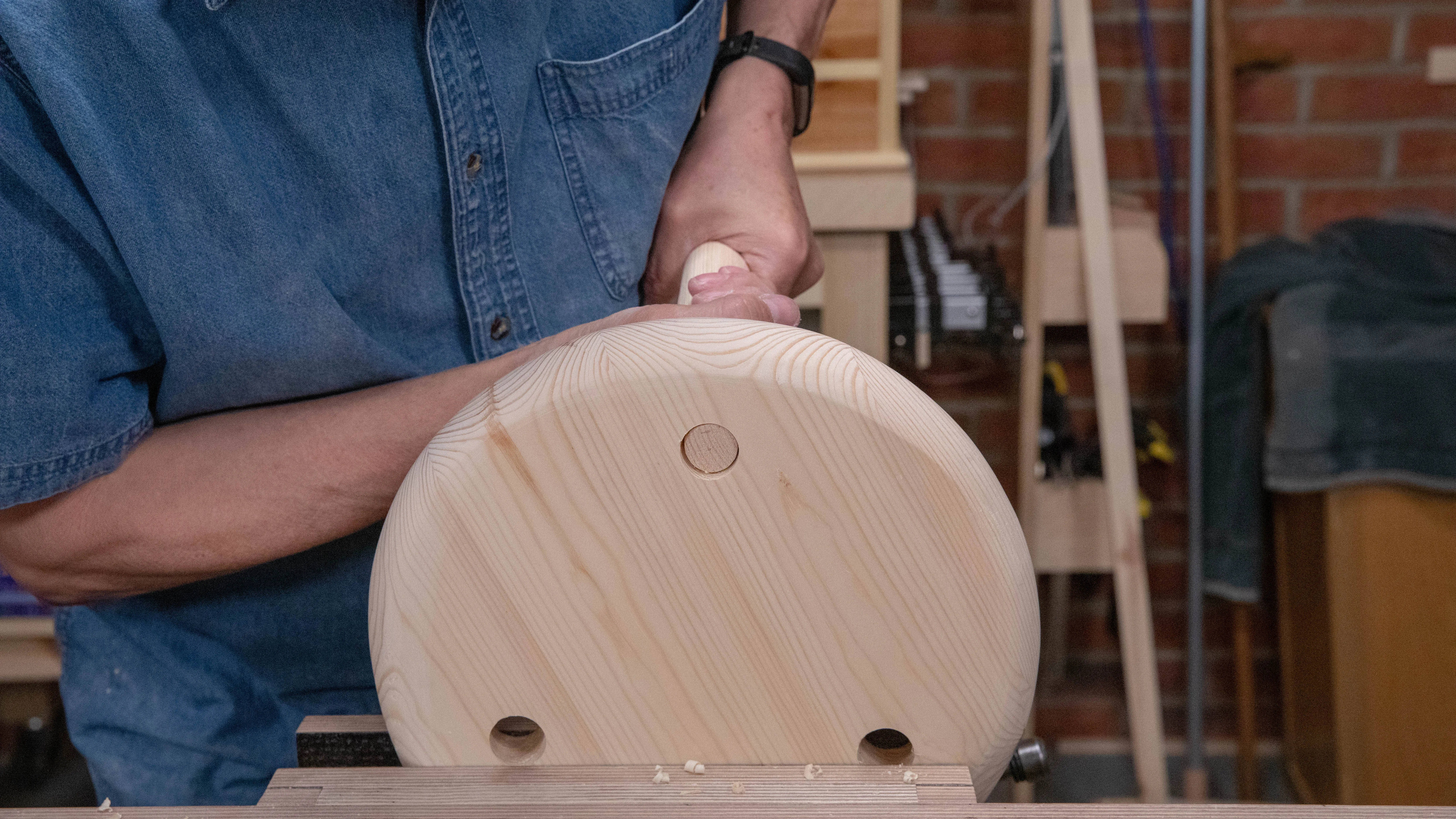 Insert each leg to its corresponding hole