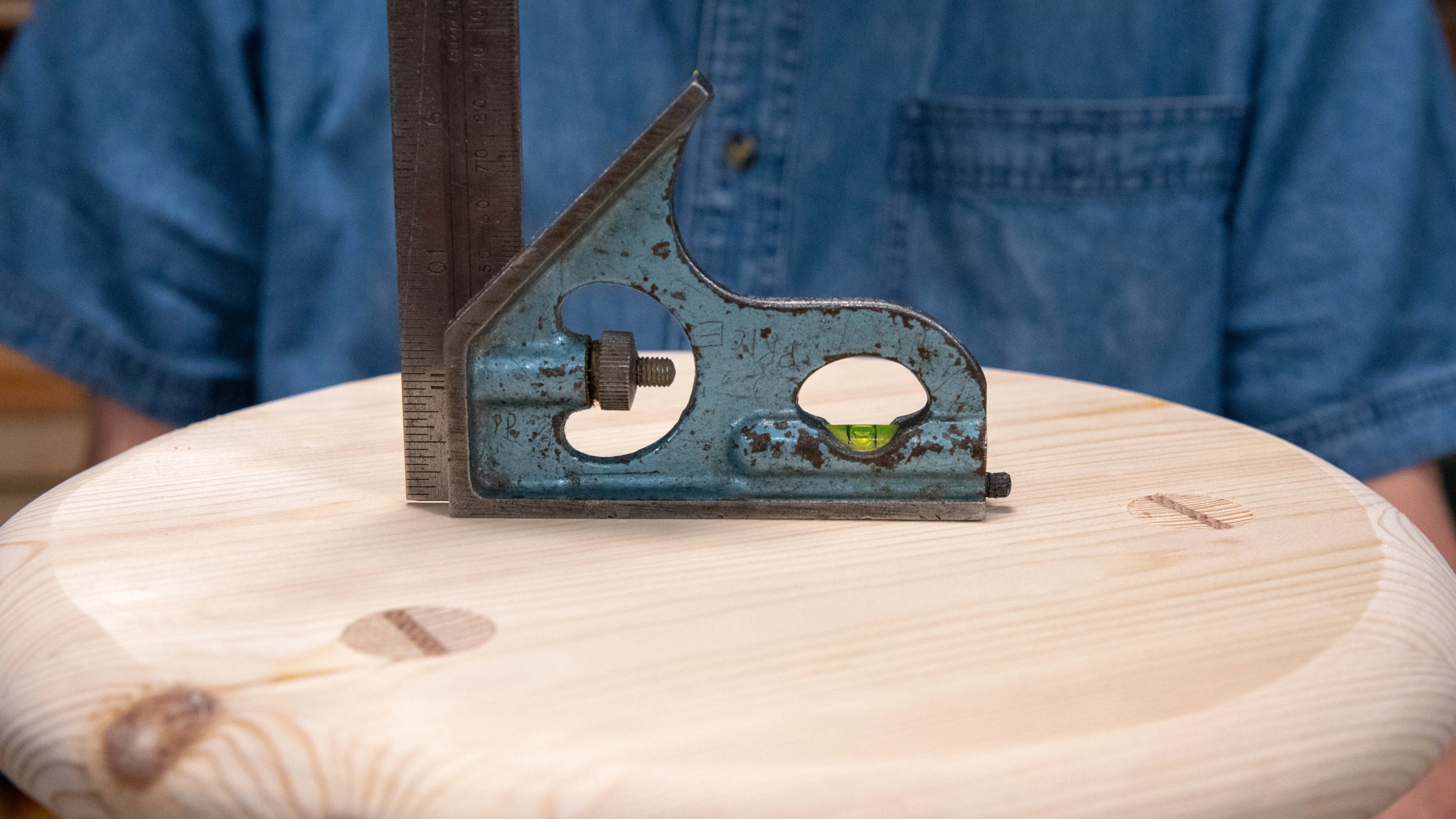 Check that the top is sitting level