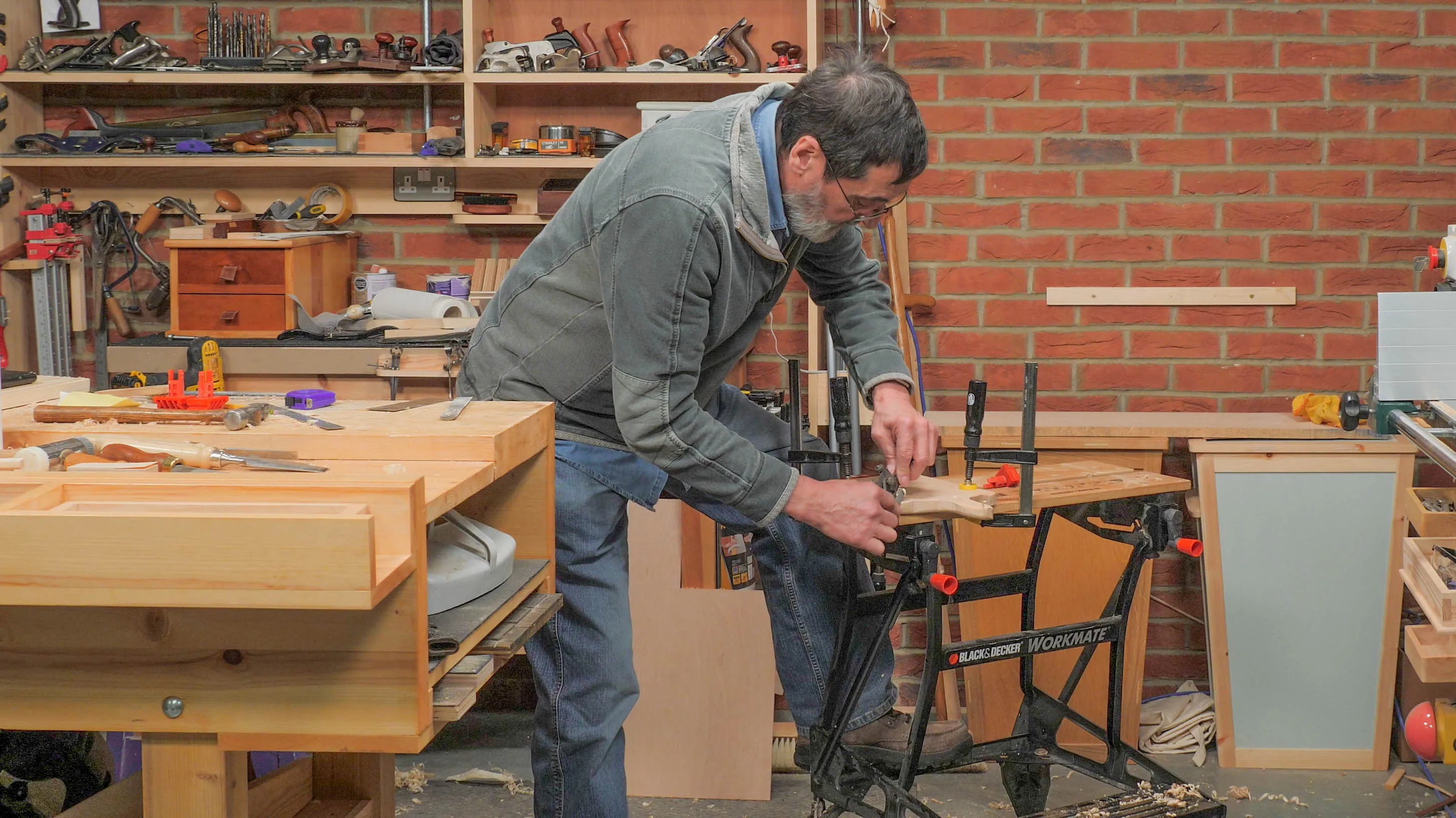 Begin to take the corners off using a spokeshave where you can