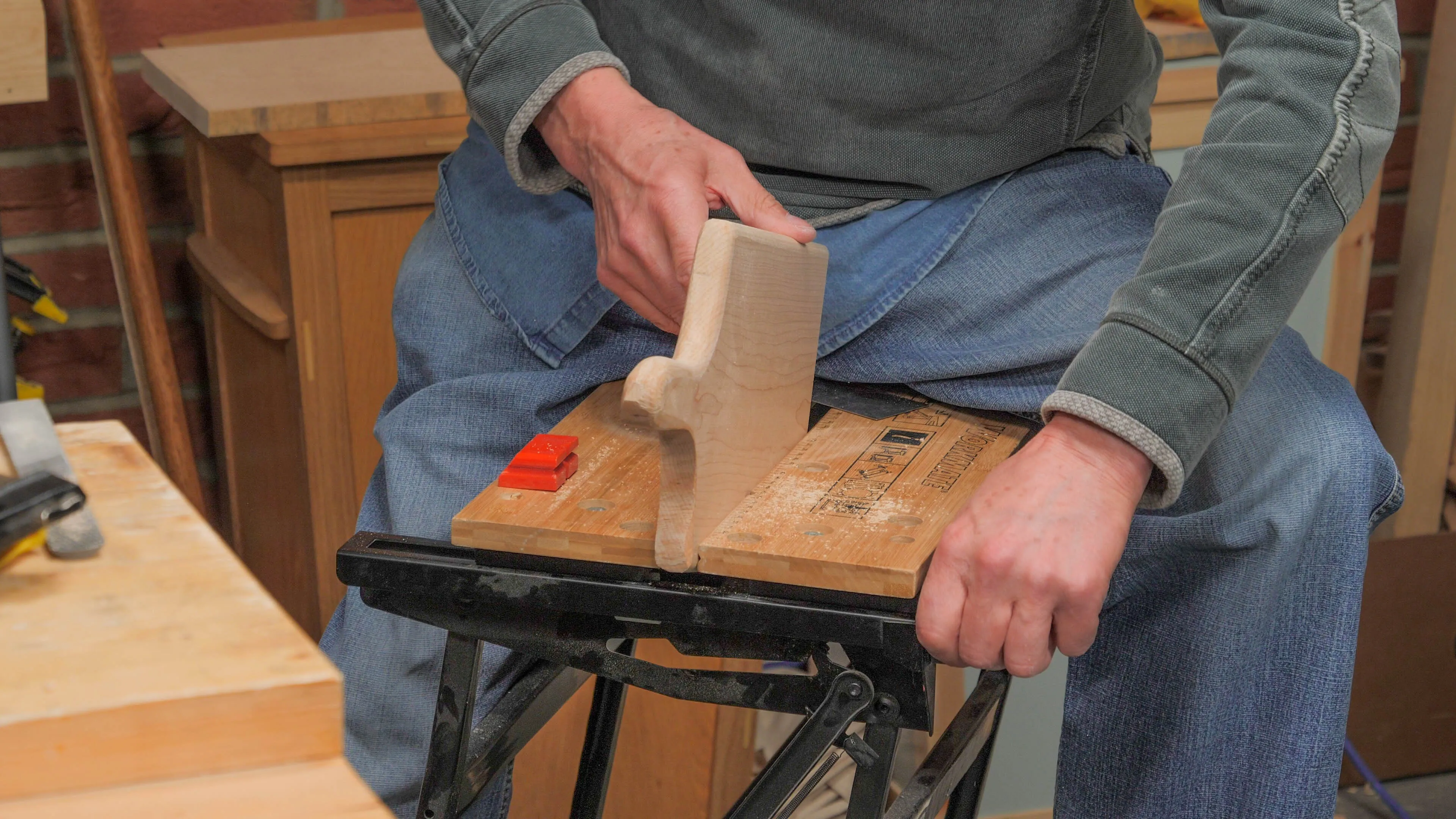 Feel the surface to see if the shape is as desired