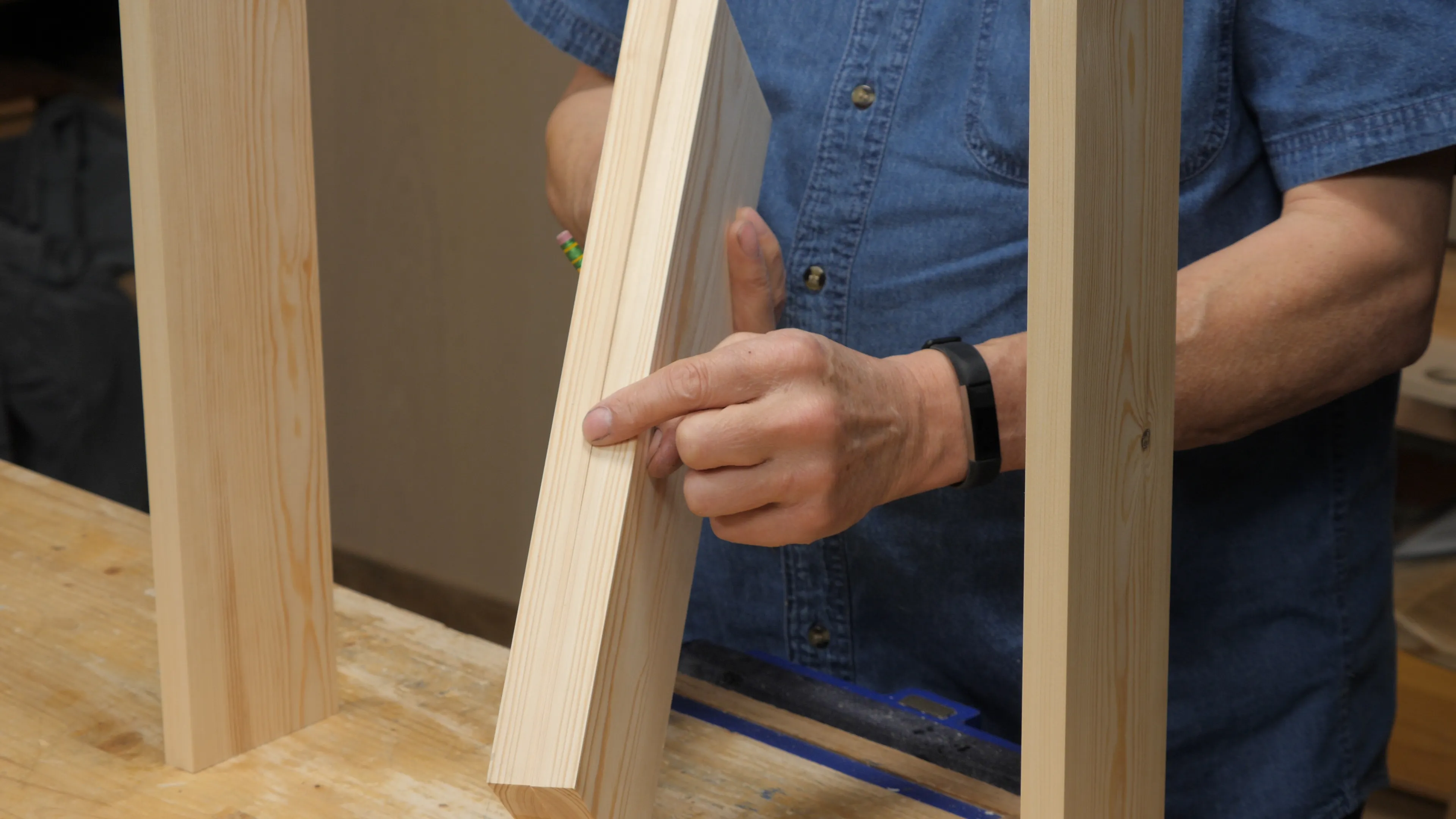 Look for balance in colour and grain