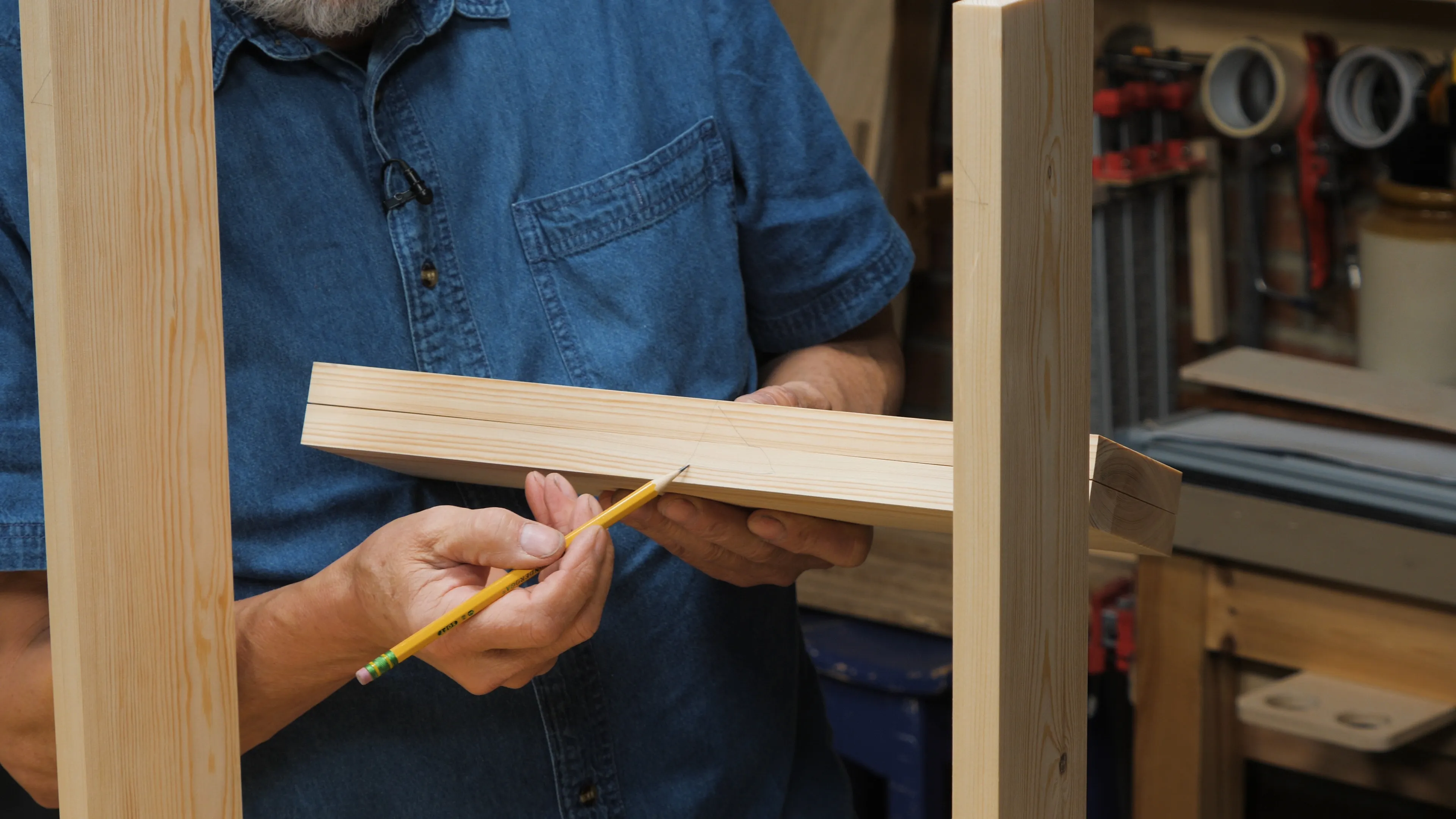 Mark matching parts together for clarity