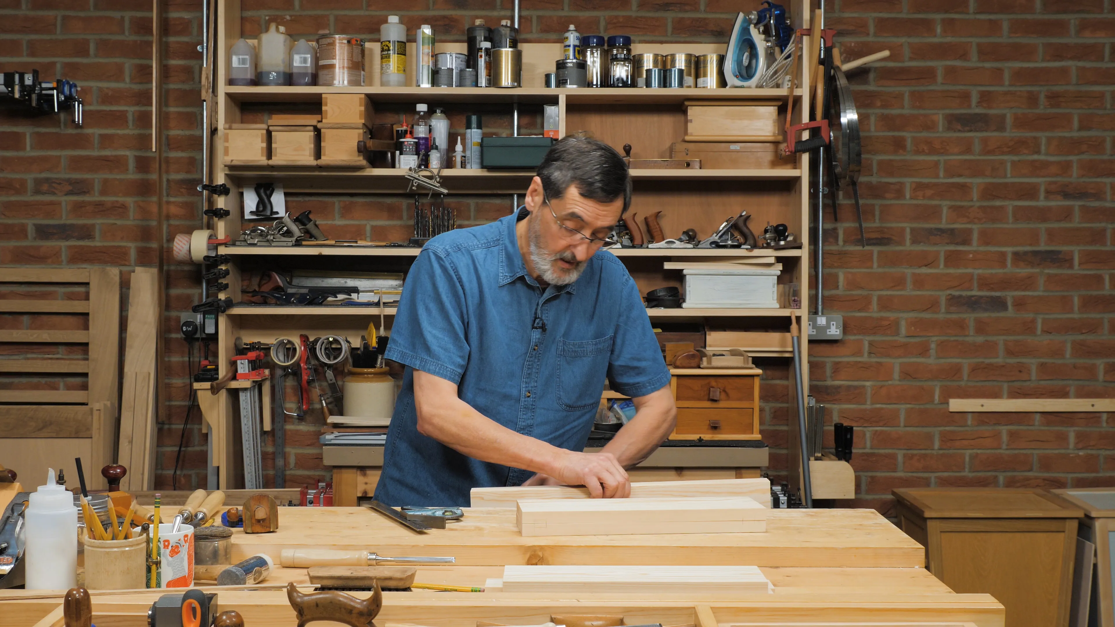 Clamp your side pieces together