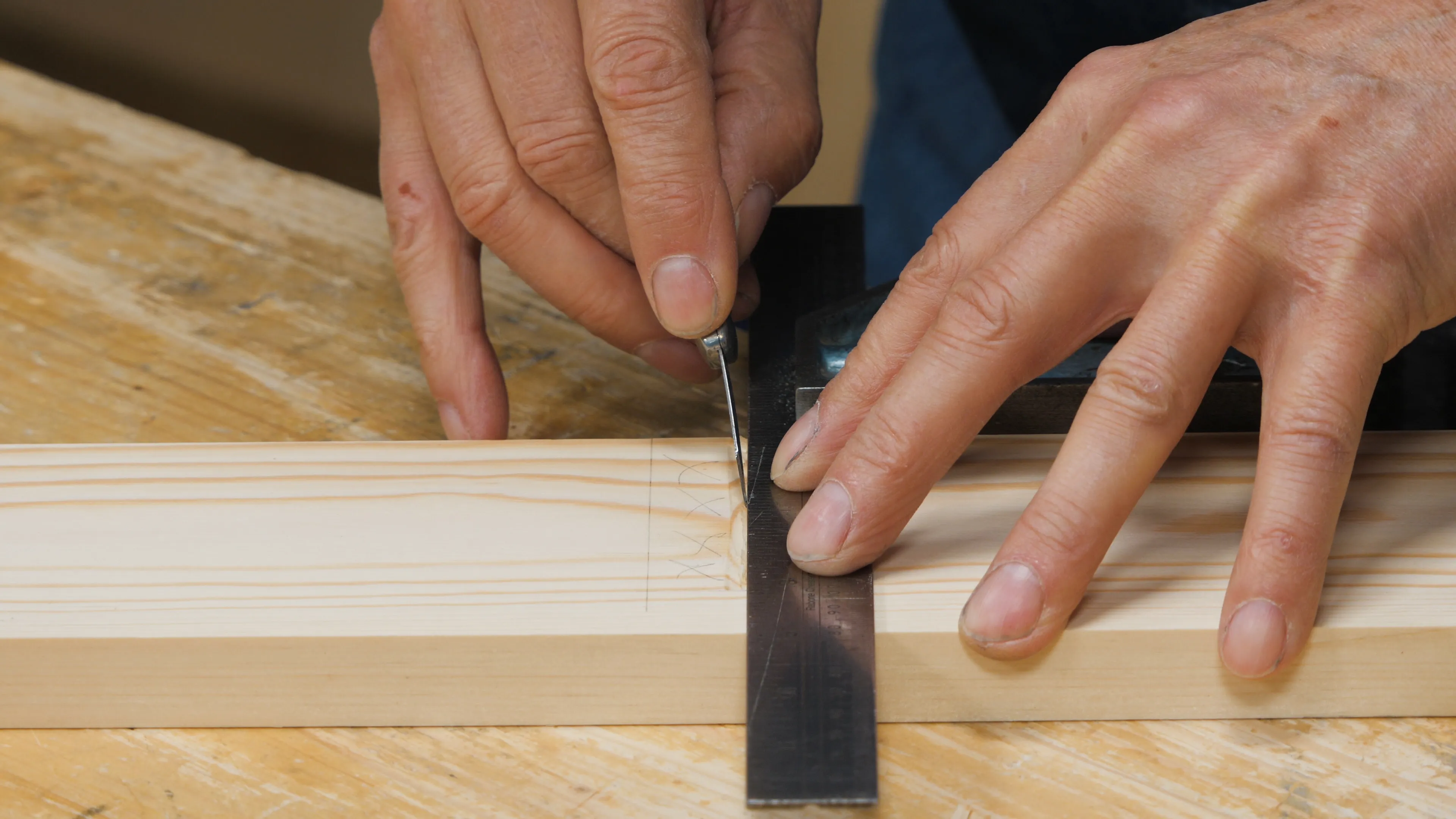 Deepen the knifewall with another, heavier pass