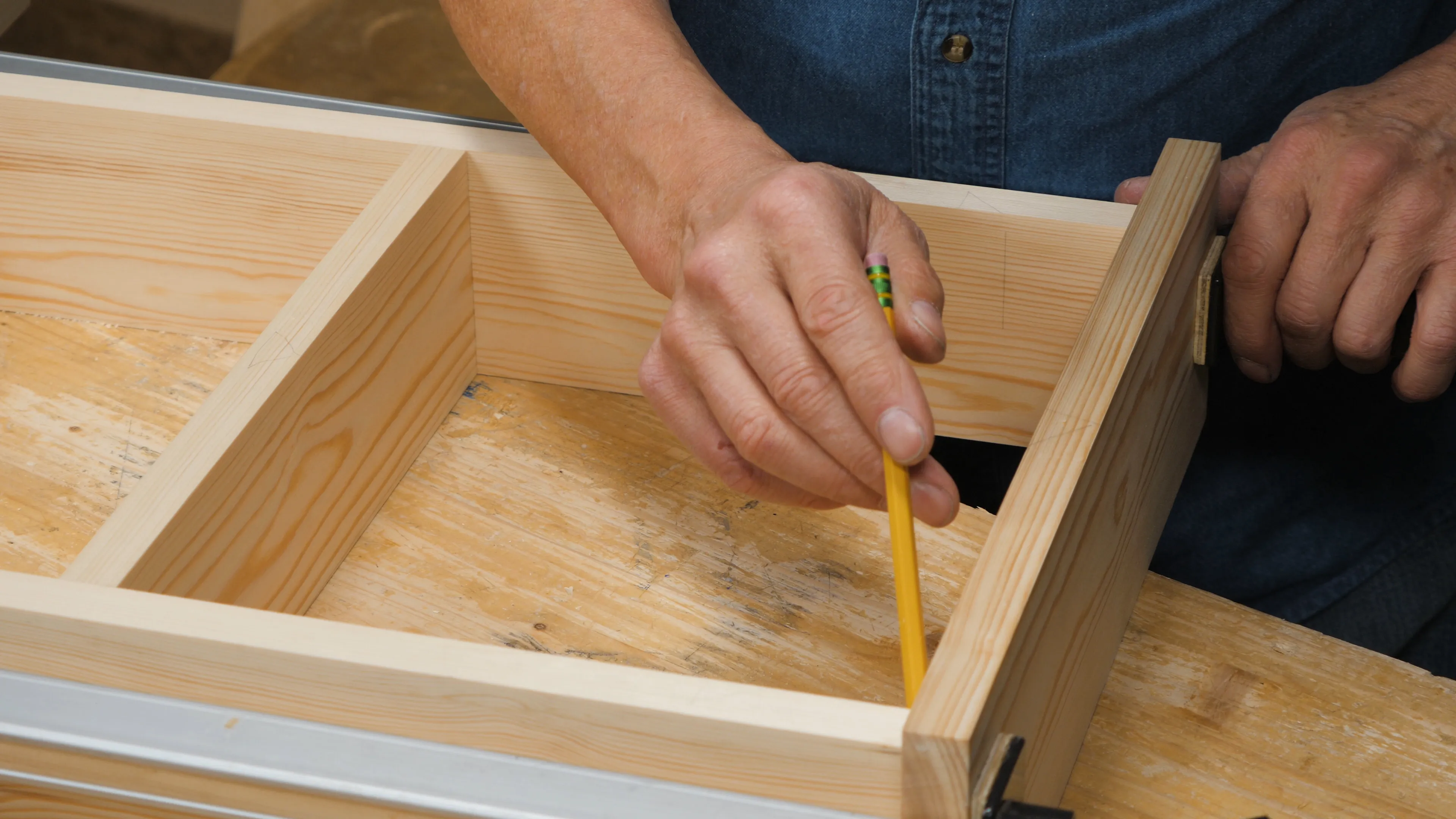 This will tell you how high up the mortise should go