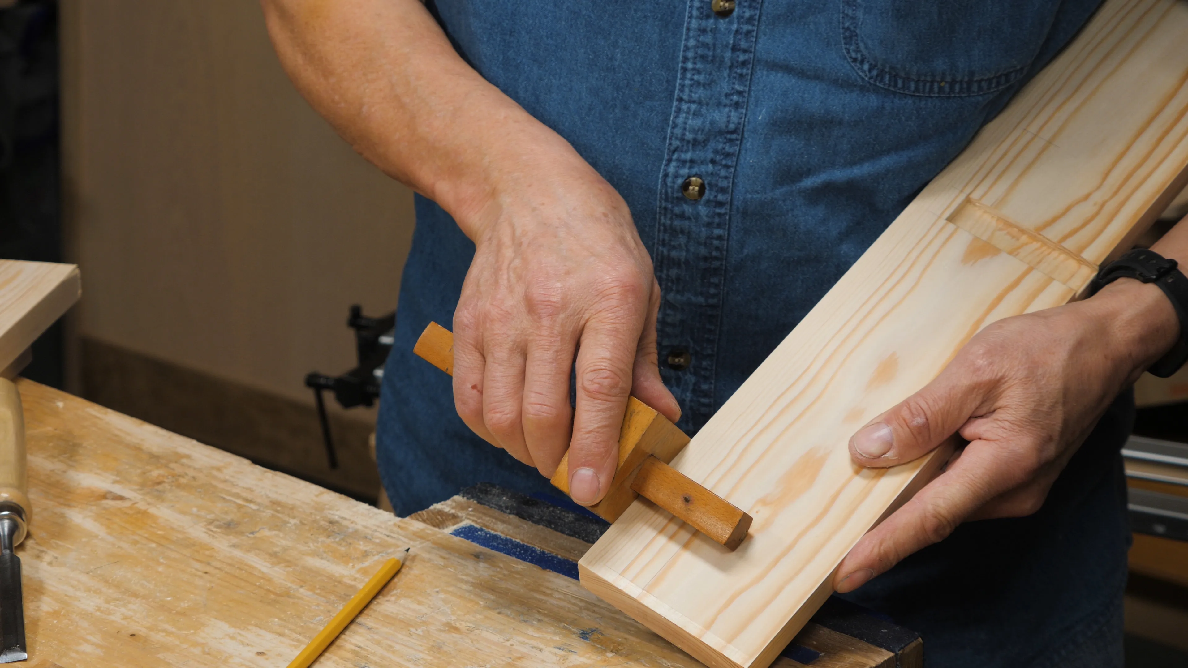 Ensure you stay well registered against the front edge