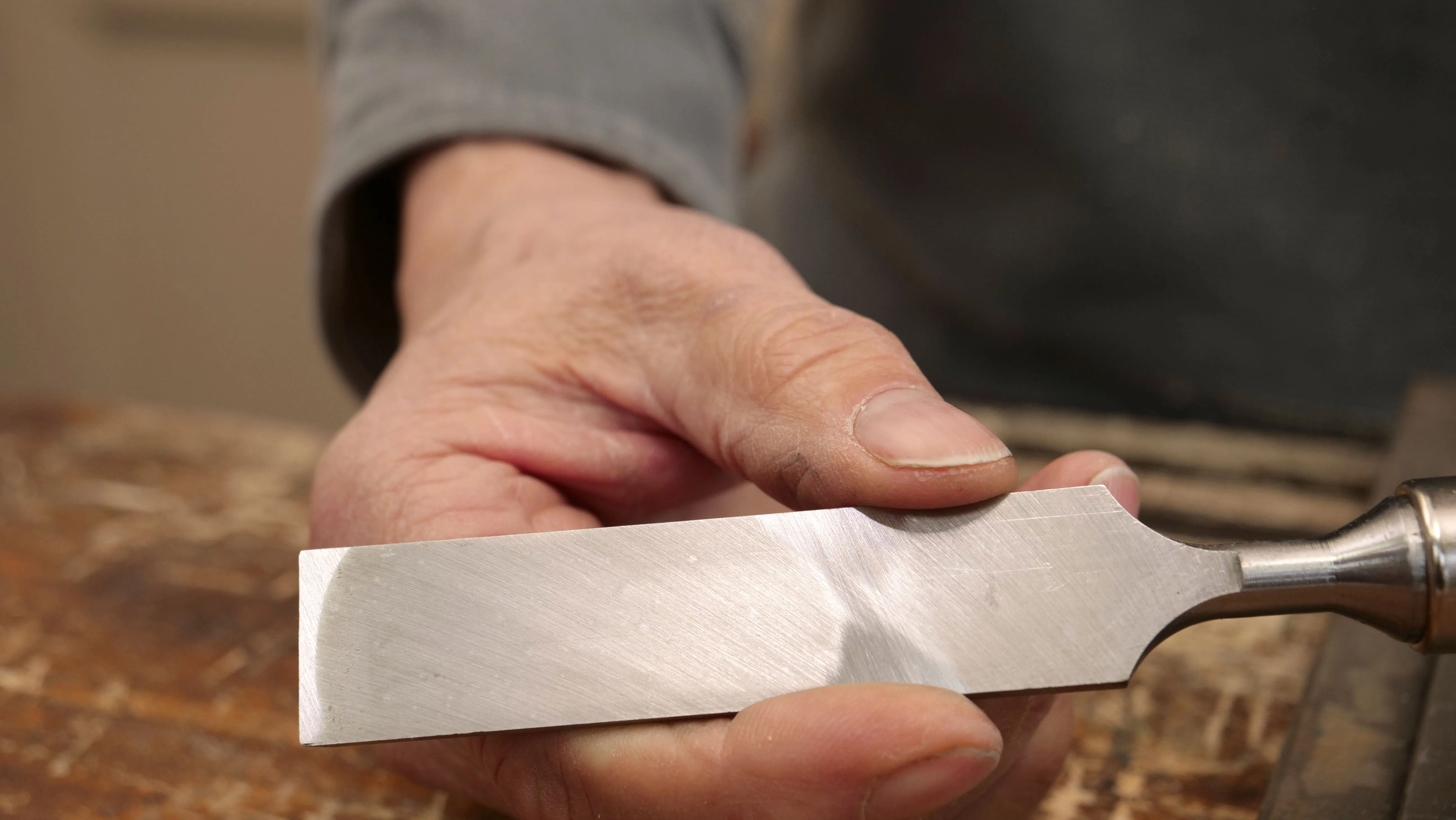 The result from using the coarse diamond plate