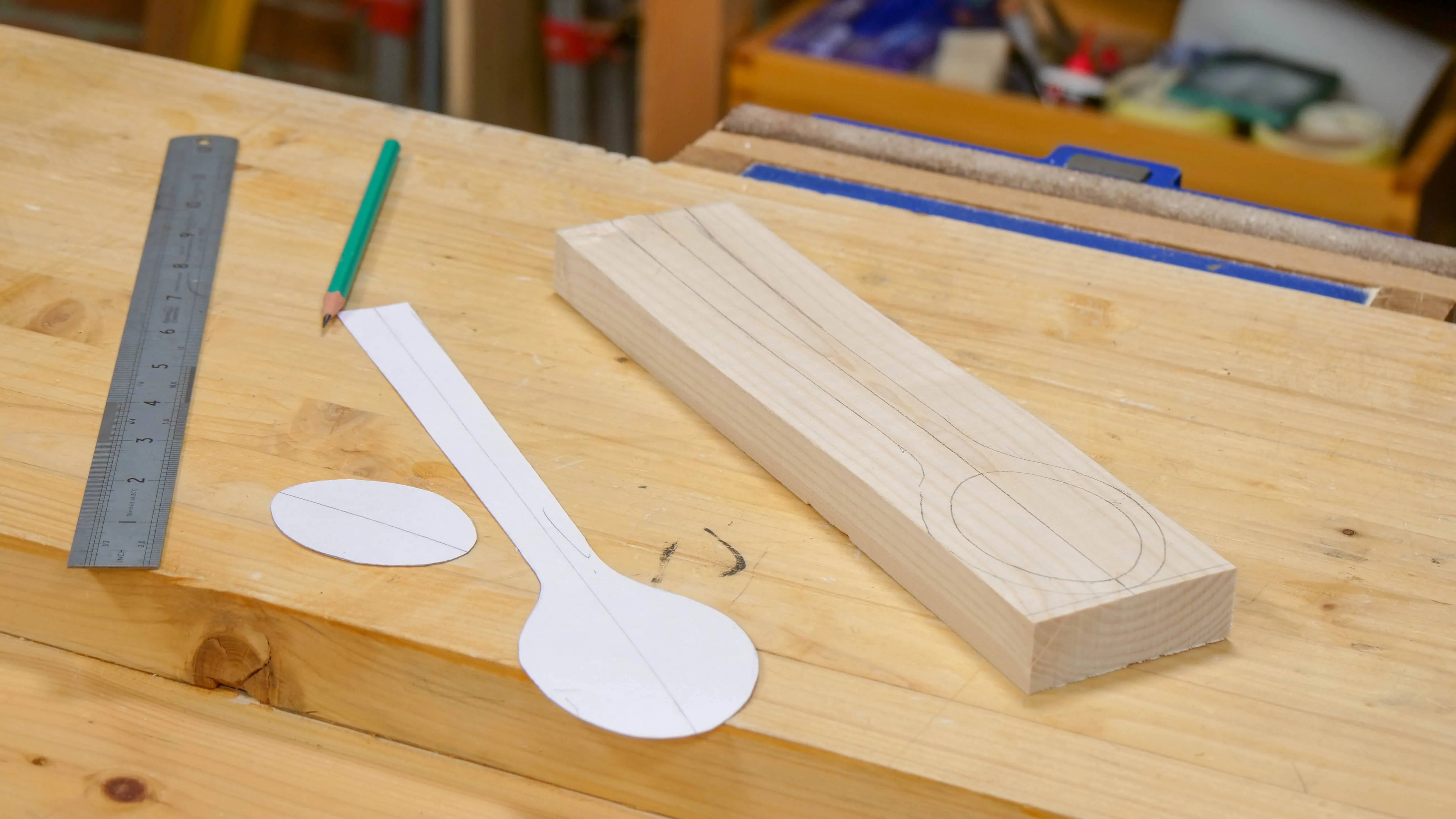 You are now ready to start making the spoon