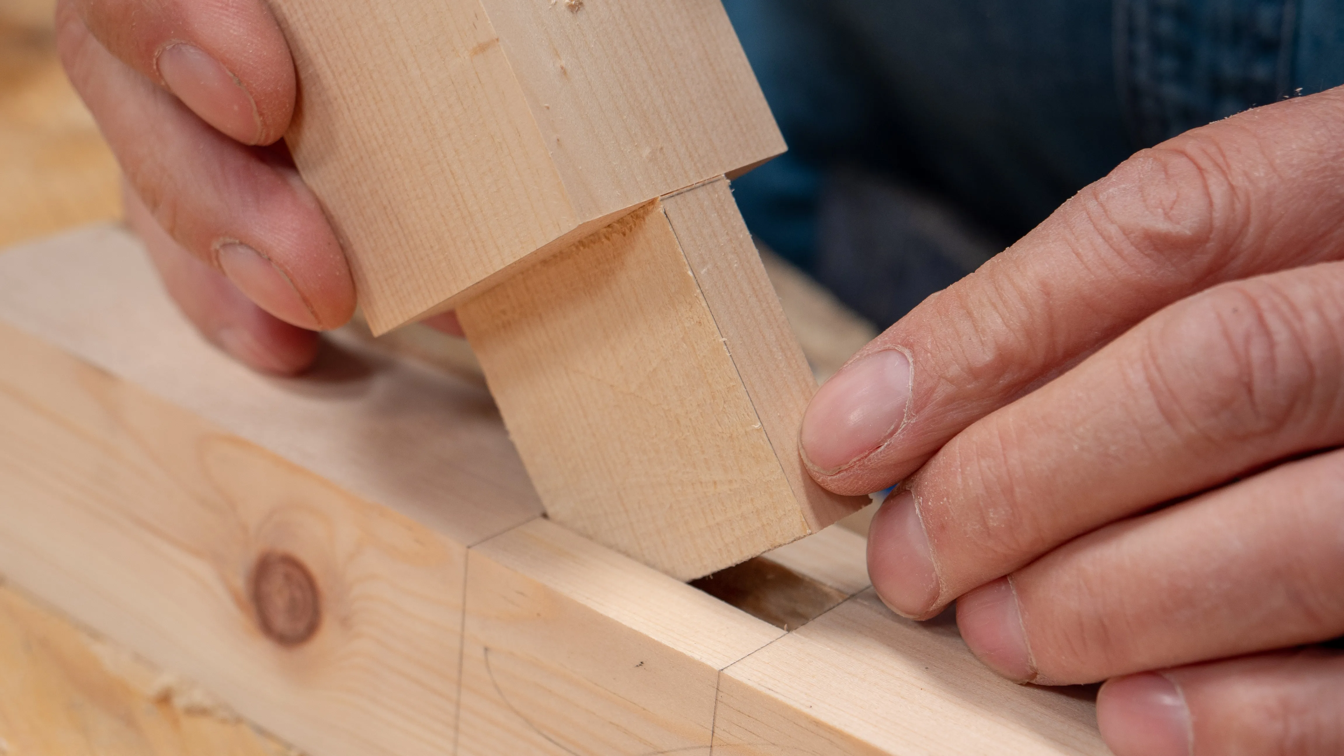 Check it fits. You may not need to pare down the tenon cheeks.