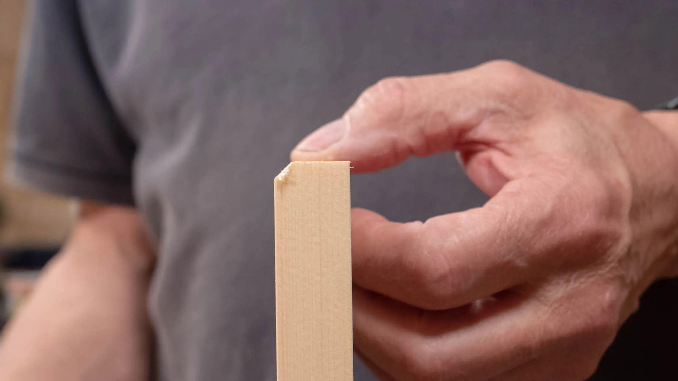 Corner removed at 45°