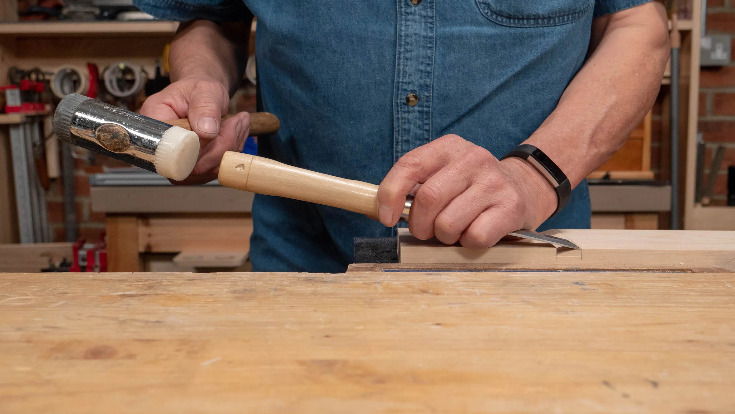 If you use the chisel hammer, be sure to go quite gently at first