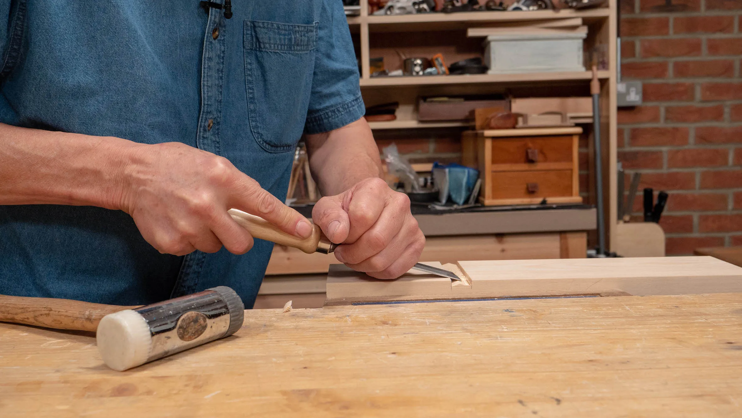 Pare cut away the waste material