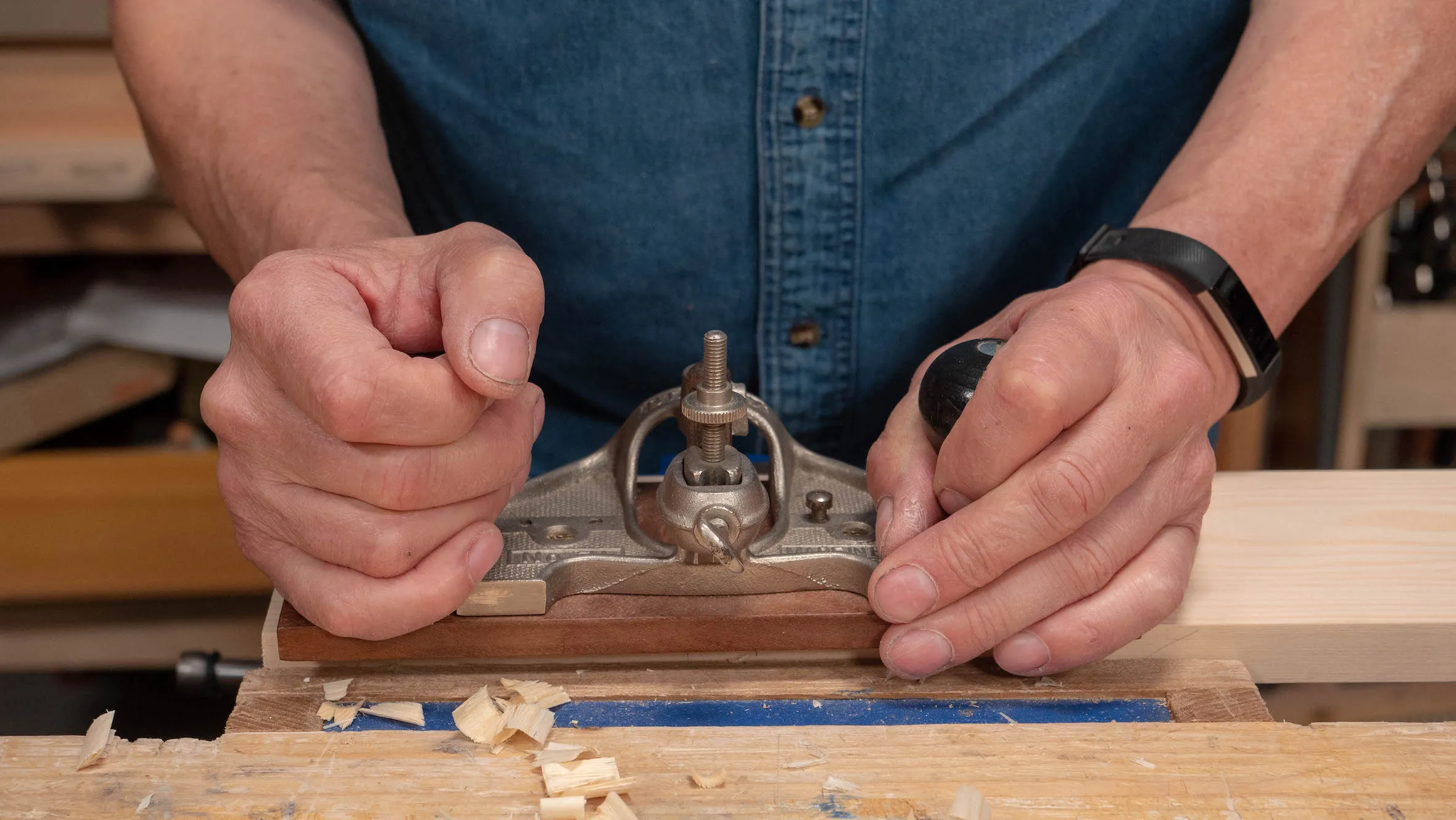 Come in from the other side to avoid splitting on the outcut