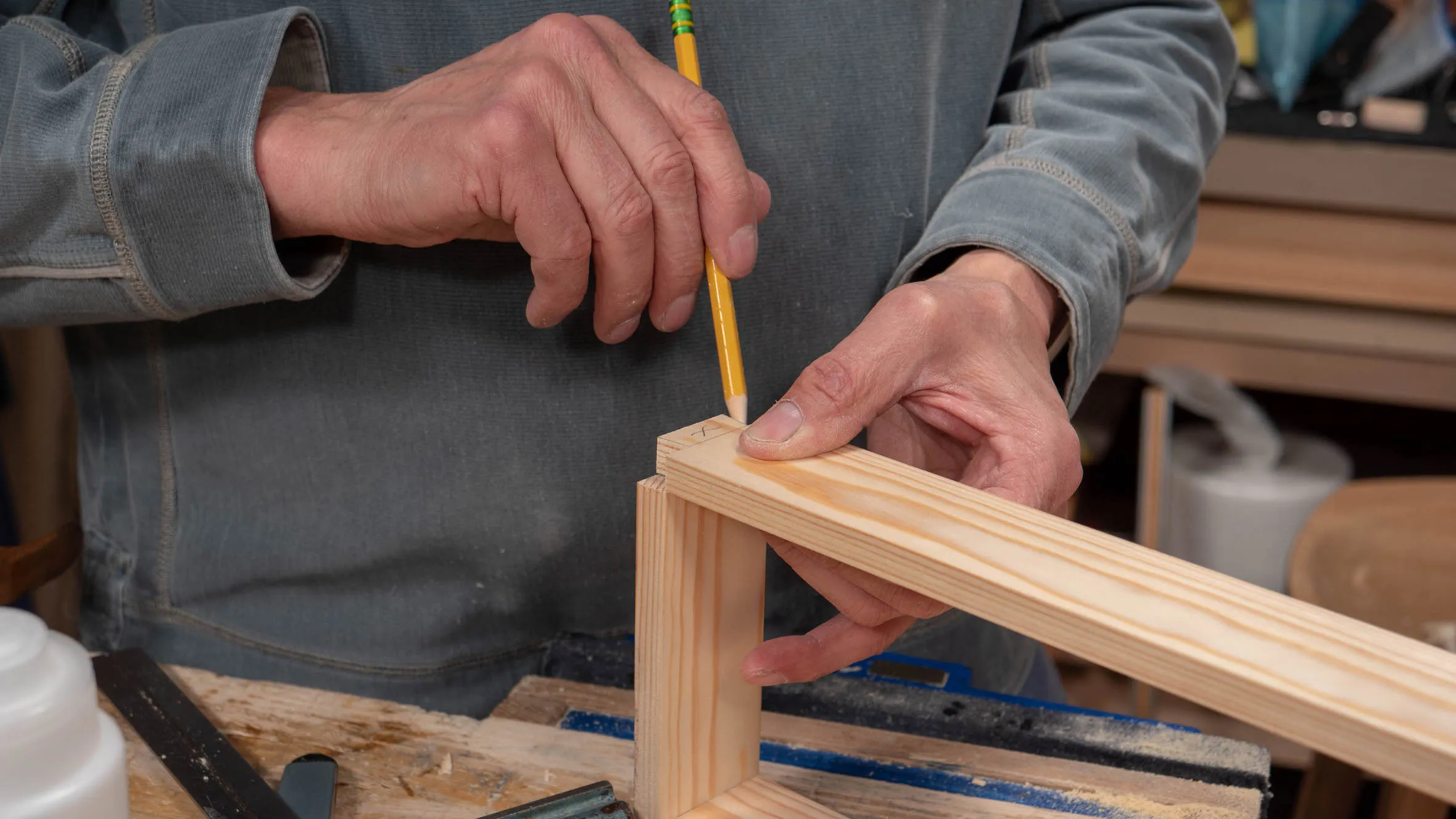 Marking the pins from the tails is especially critical on a single dovetail joint