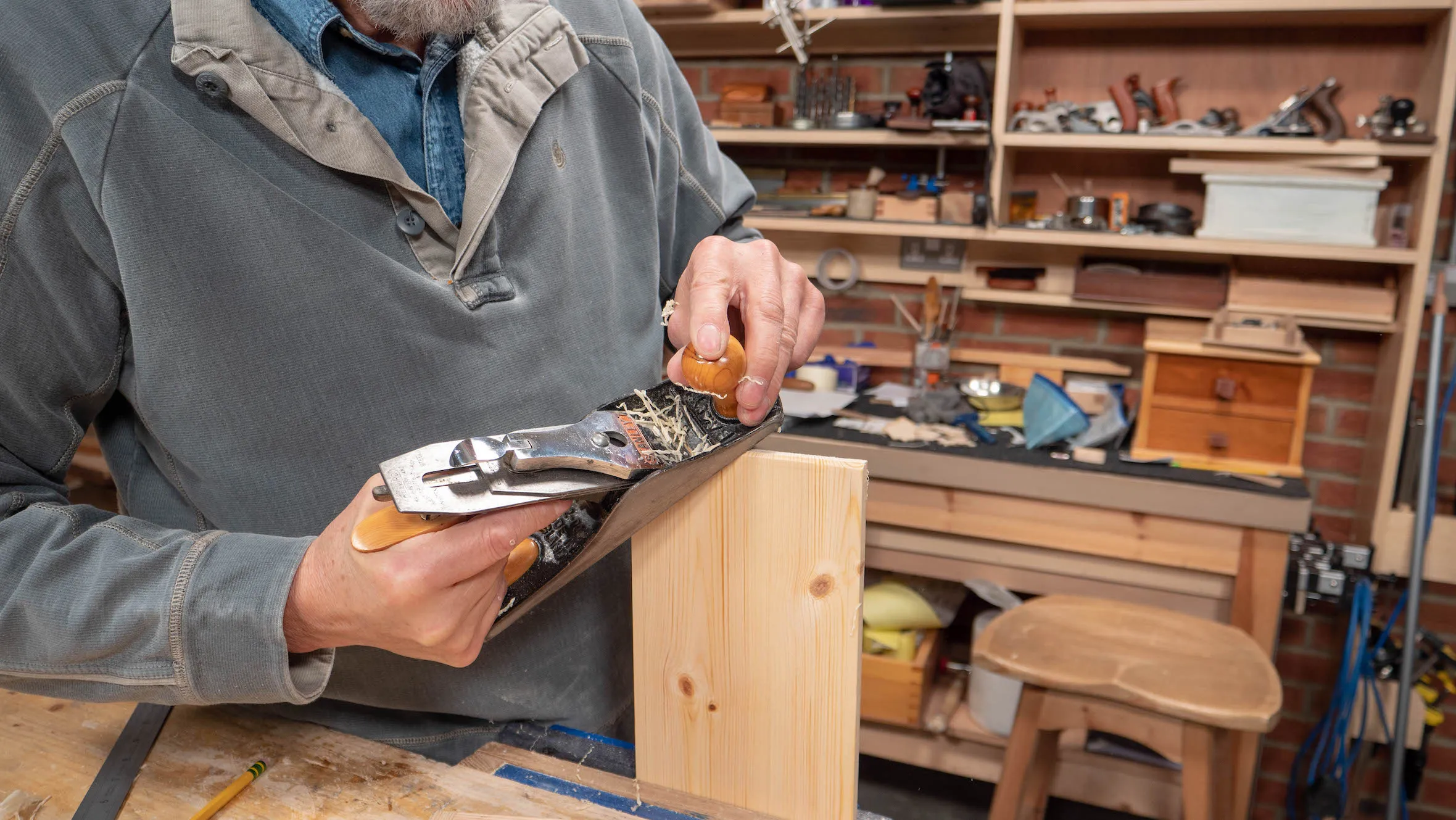 Skew your plane and create a uniform bevel