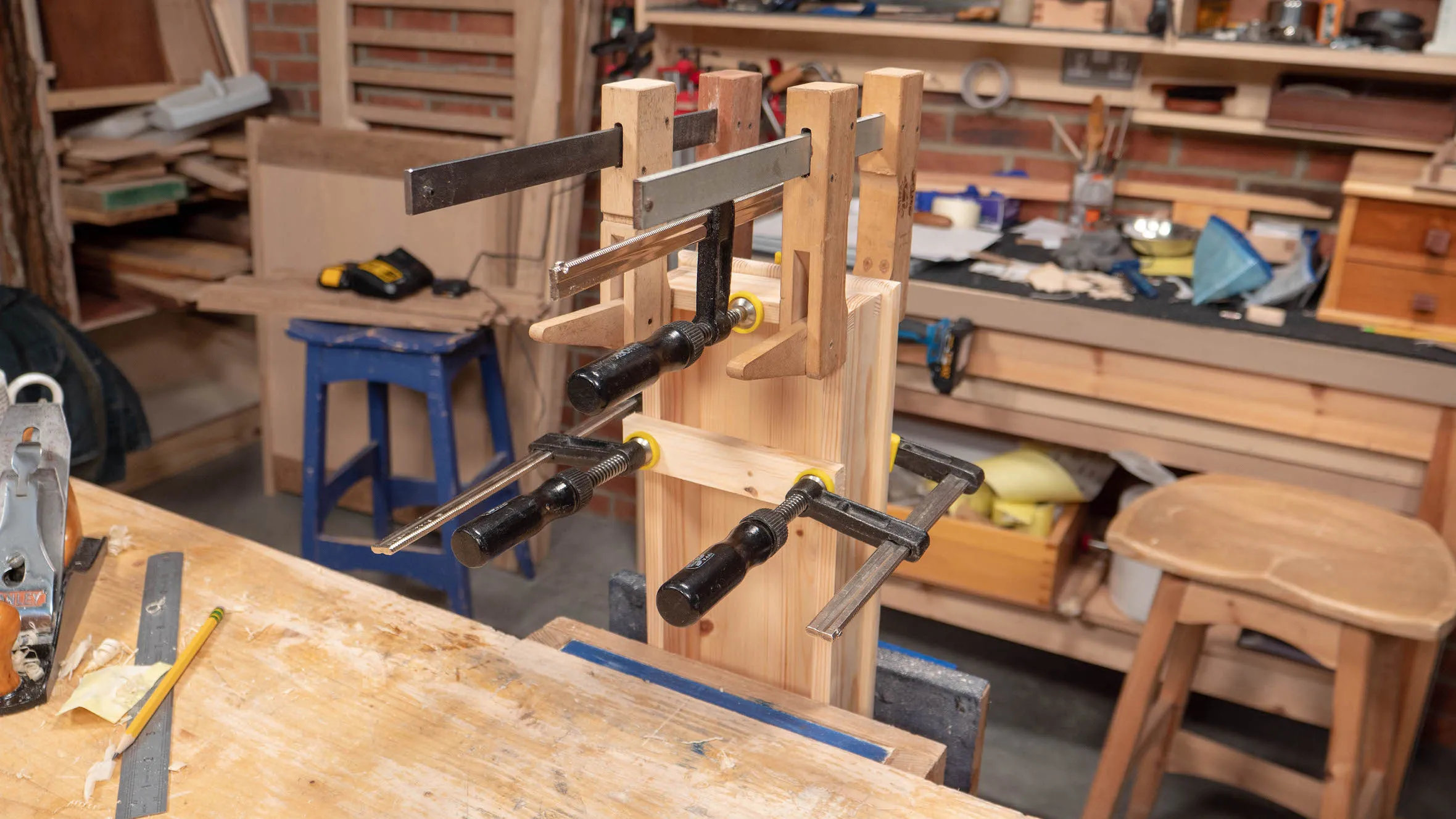 Use packers to avoid bruising the box rim