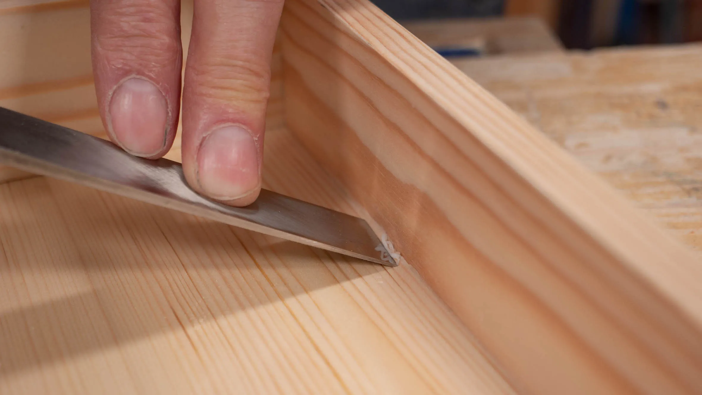 Check that you are not pulling the grain up