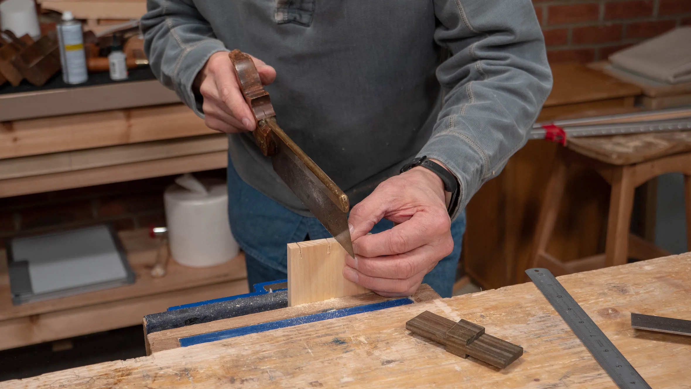 Remember to cut on the waste side of each line