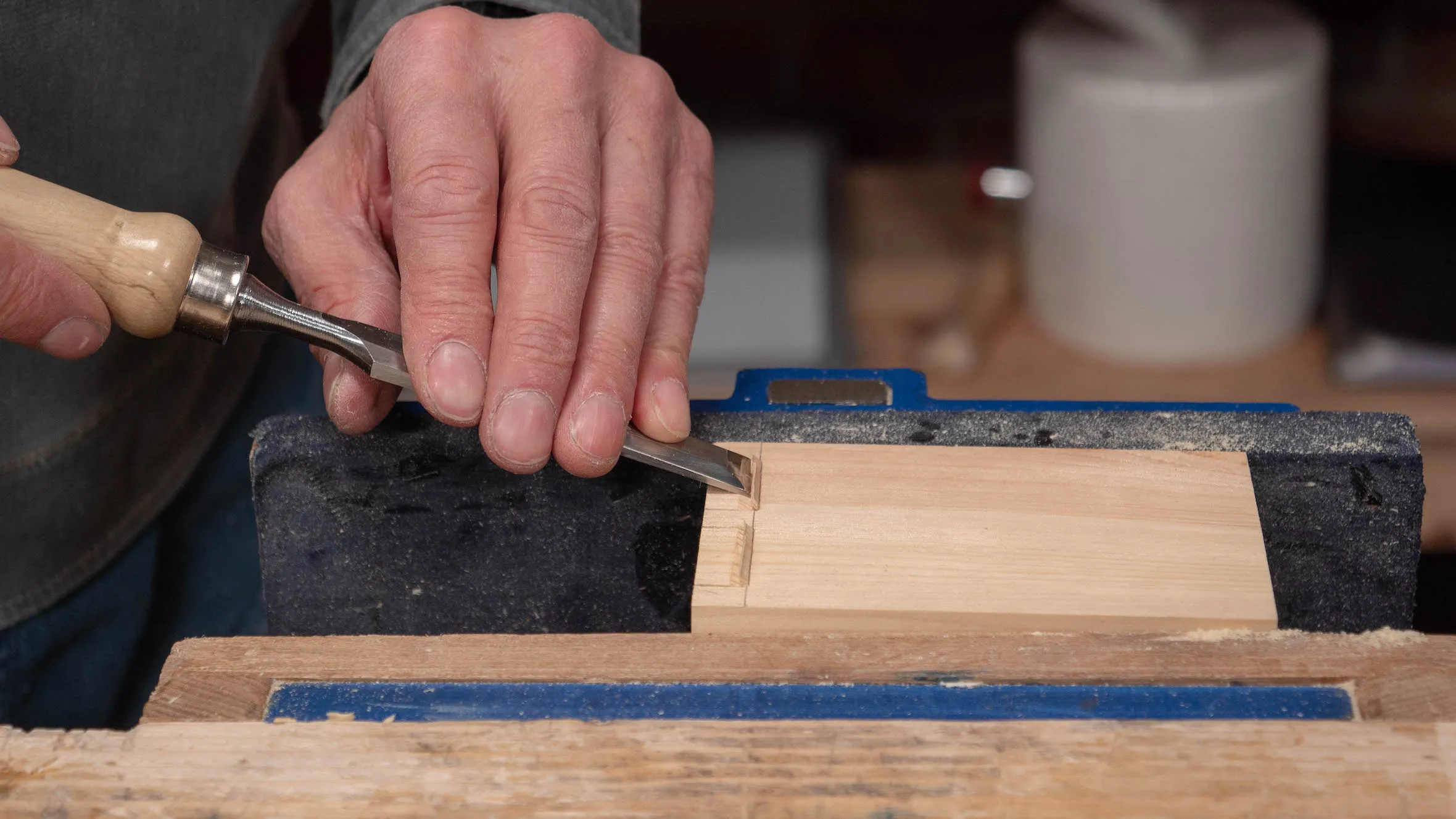 Try to work symmetrically