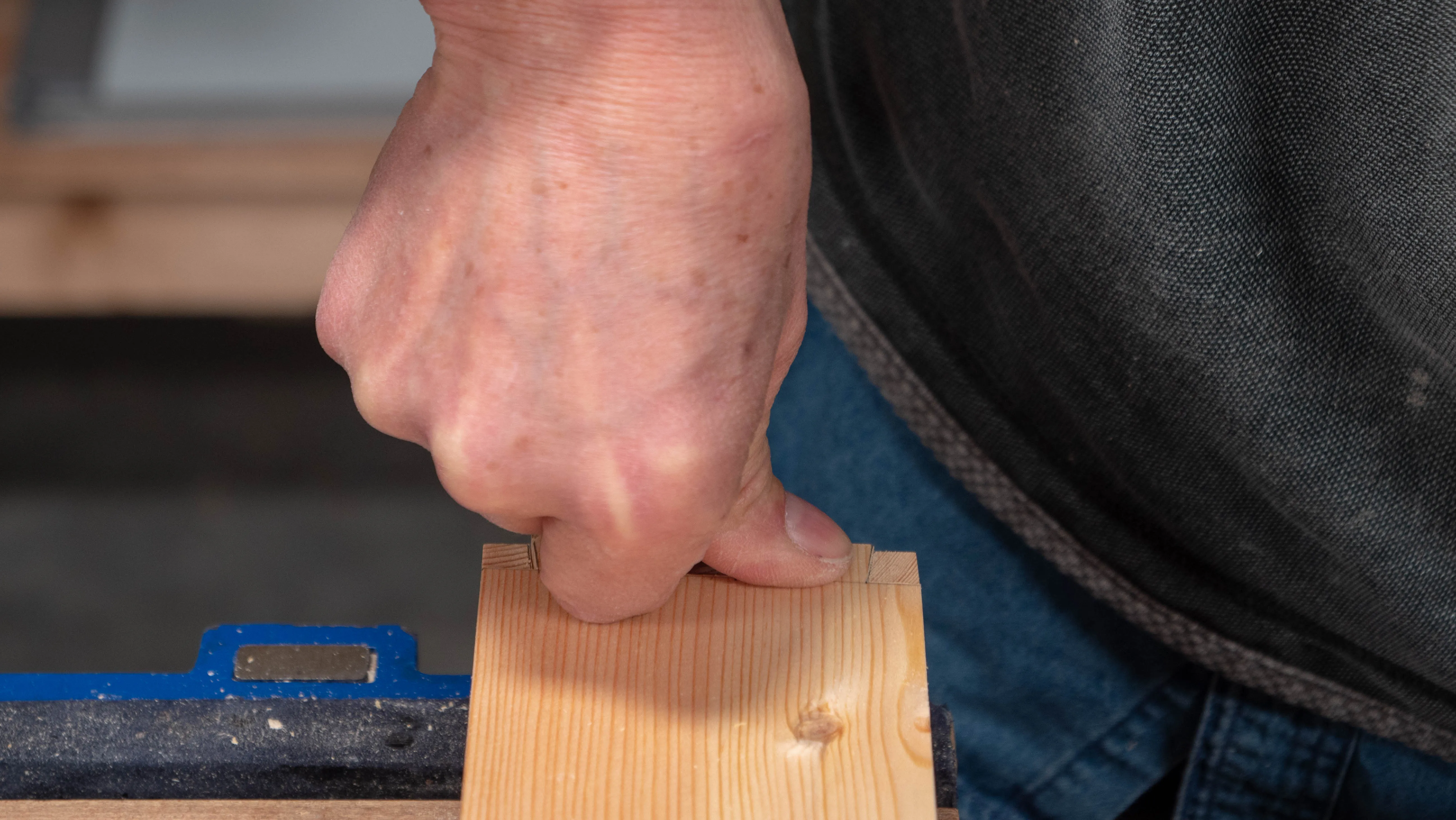 Your joints should come together with little more than just hand pressure