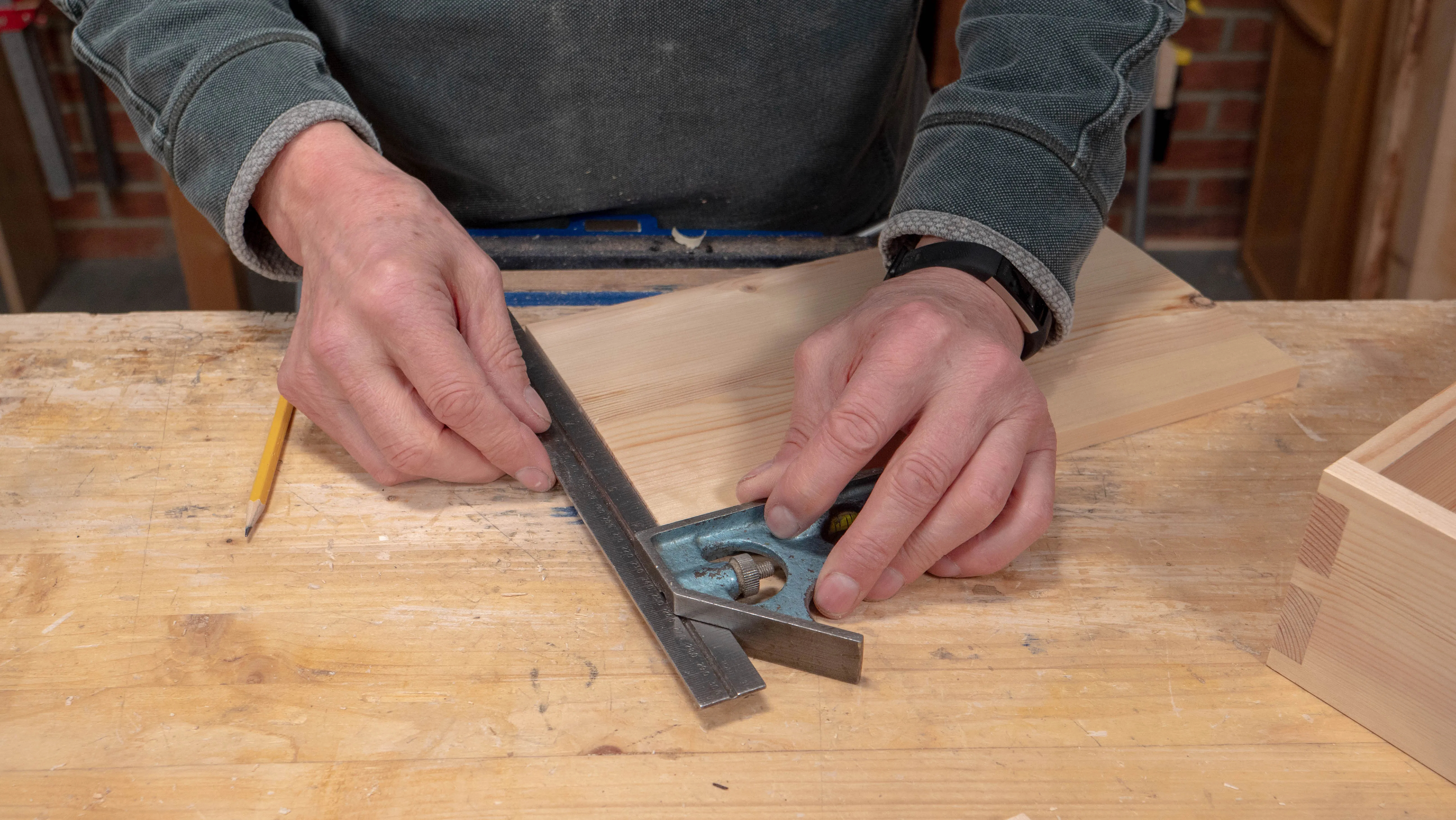 Ensure you have one square corner before you begin