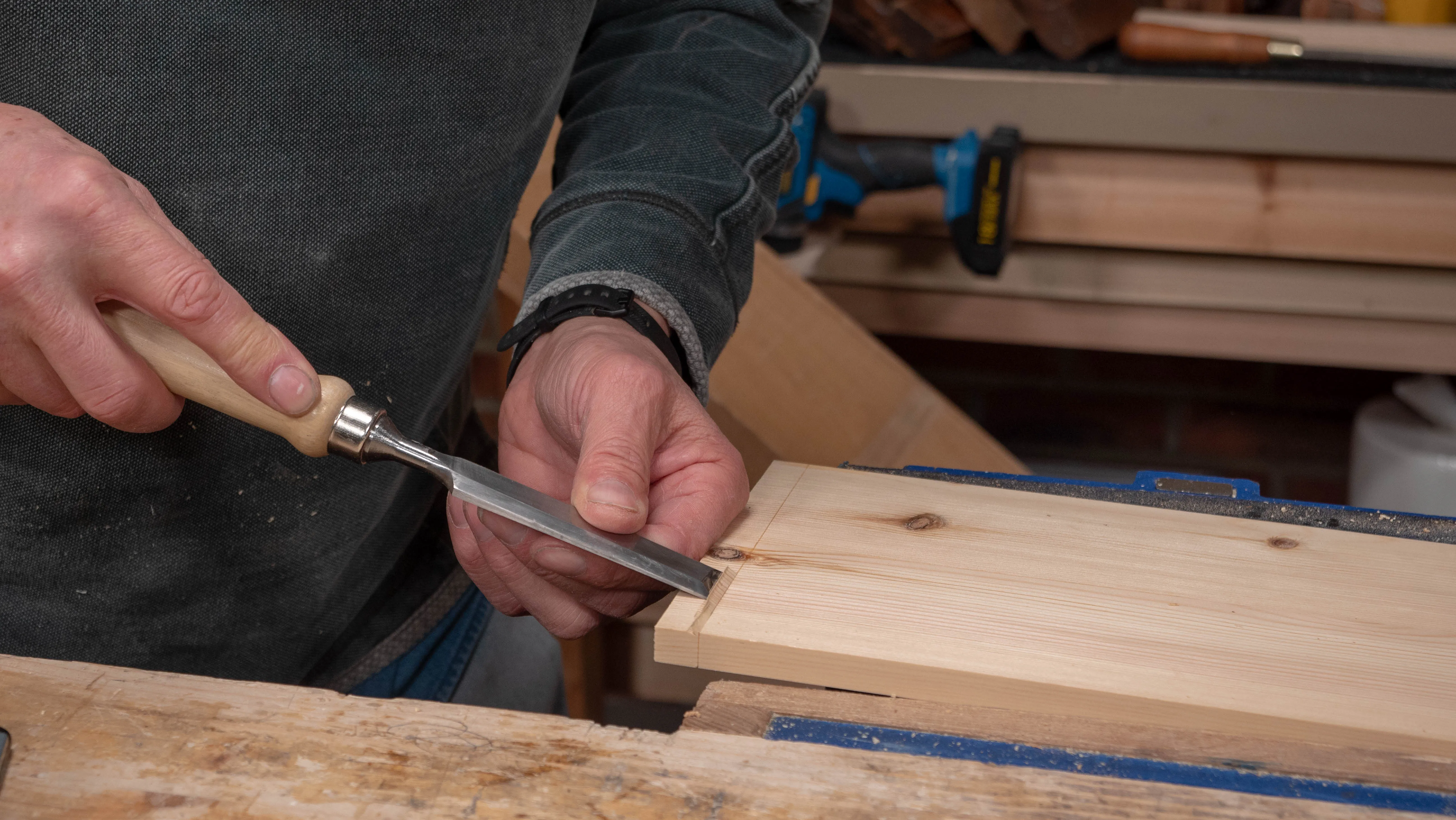 Pare on the waste side of the knifewall