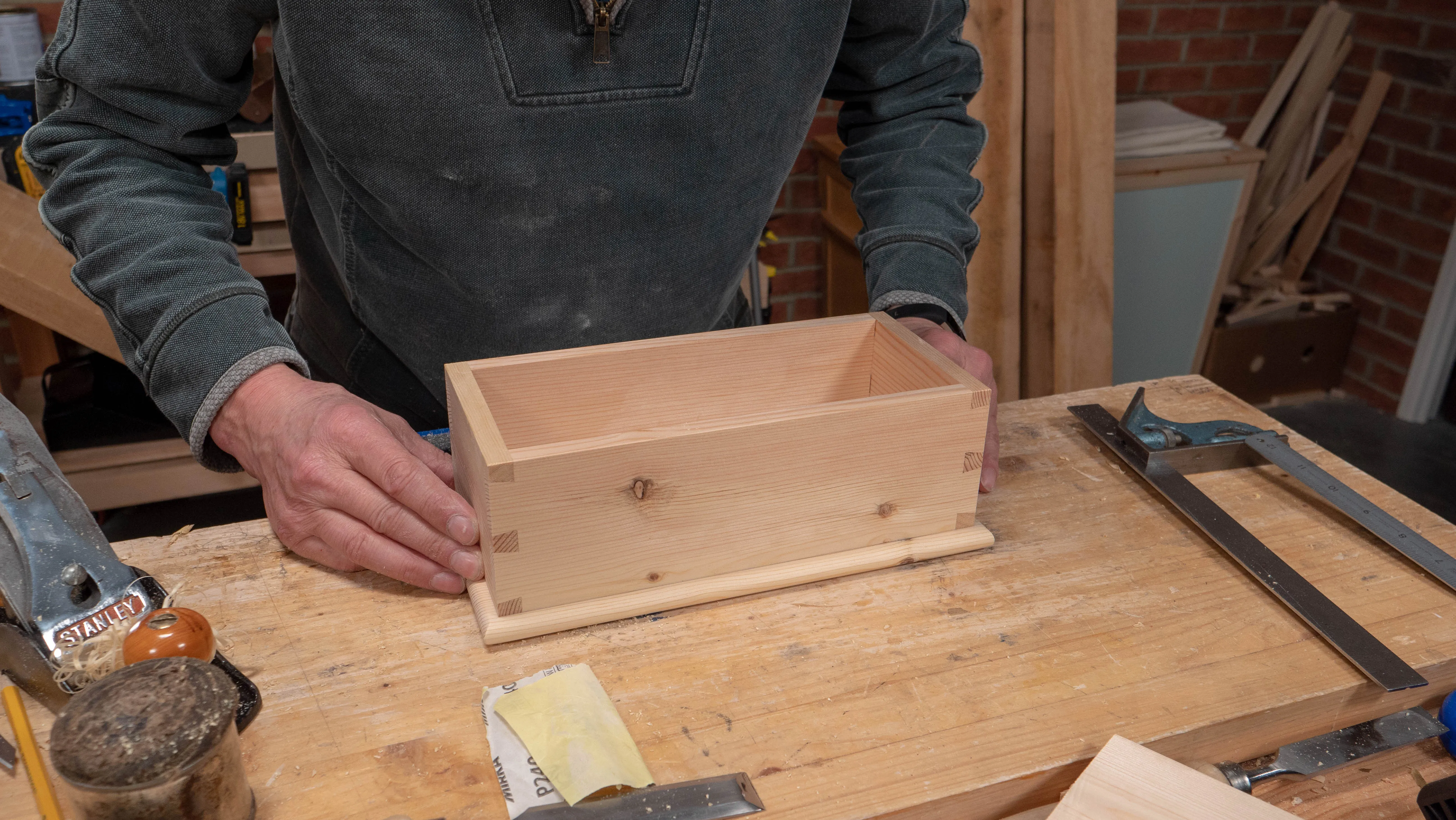 Find your chosen orientation and check that the box sits correctly on the base