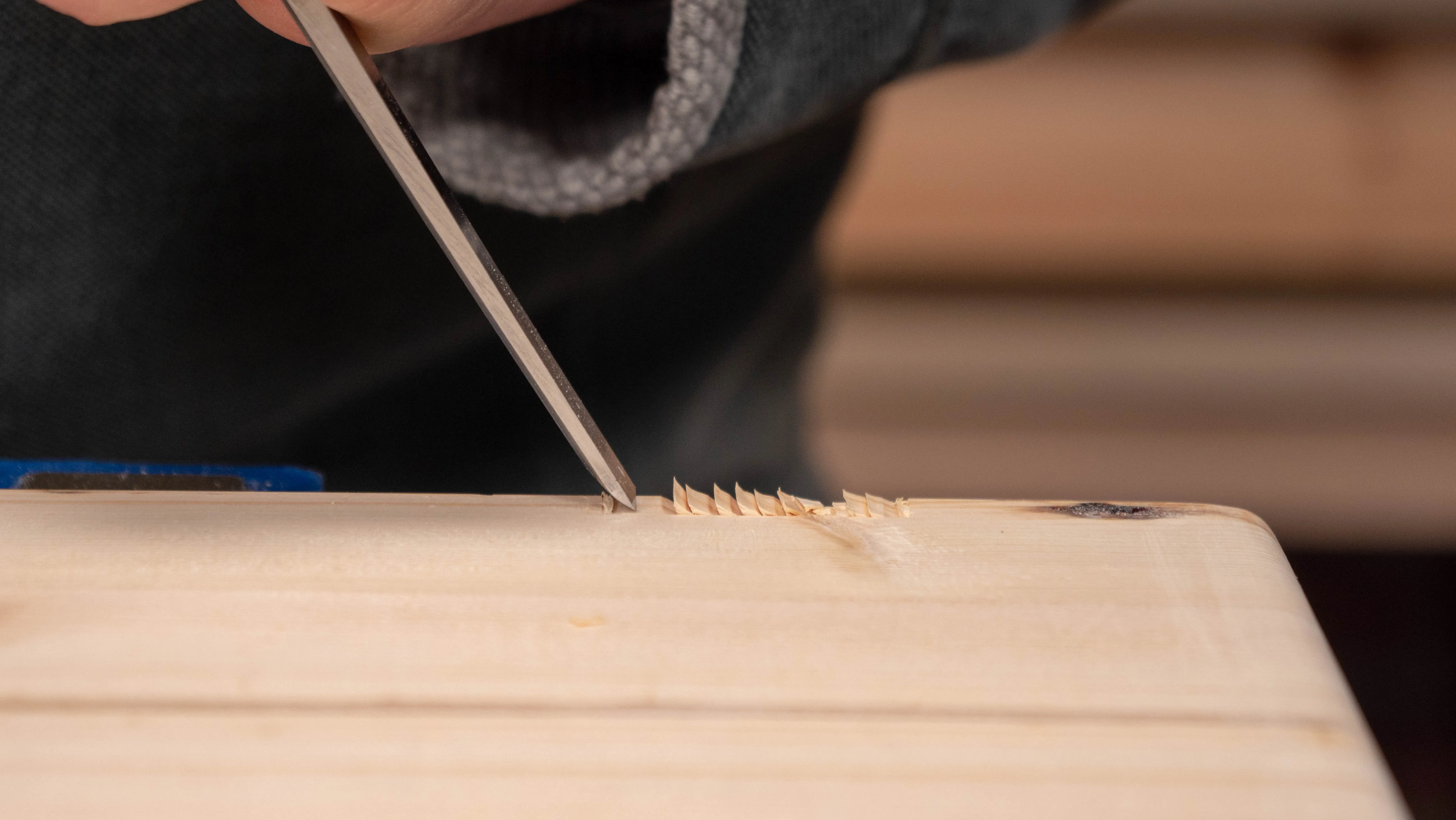 This weakens the fibres and makes the waste easier to remove