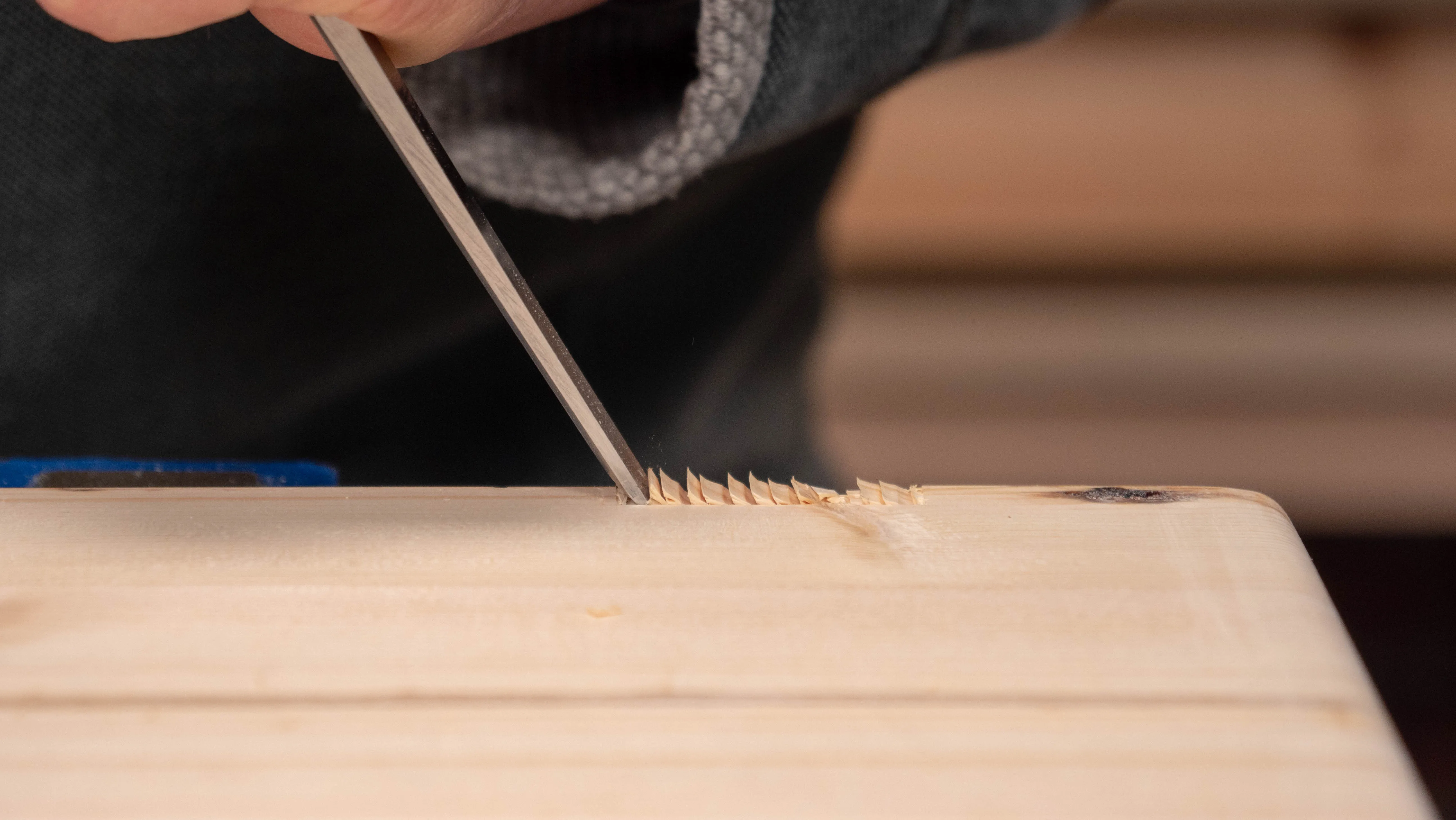 Be careful not to lever against the ends of the recess