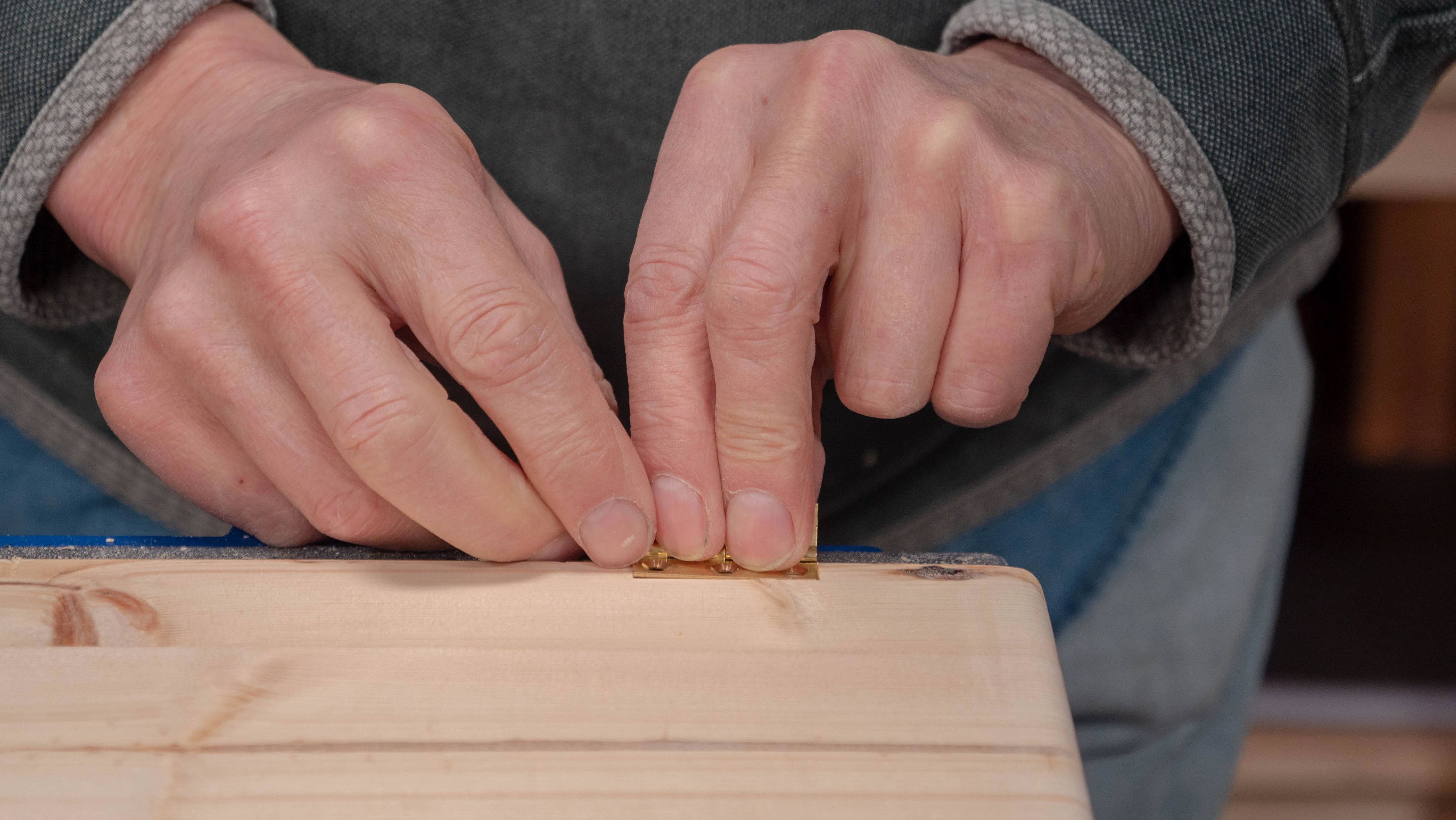 Check your hinge fits well and the depth is right