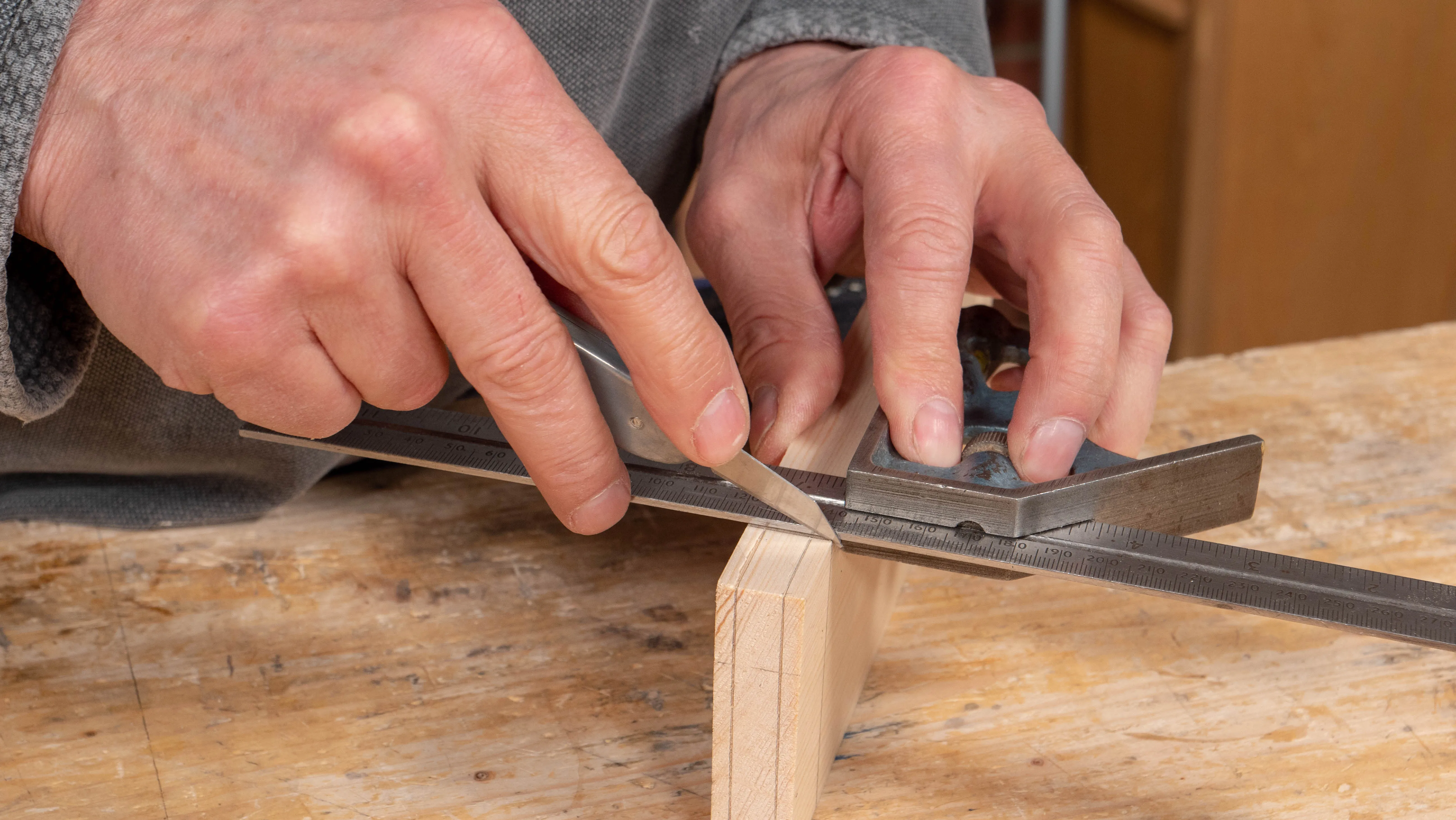 Transfer the shoulder carefully