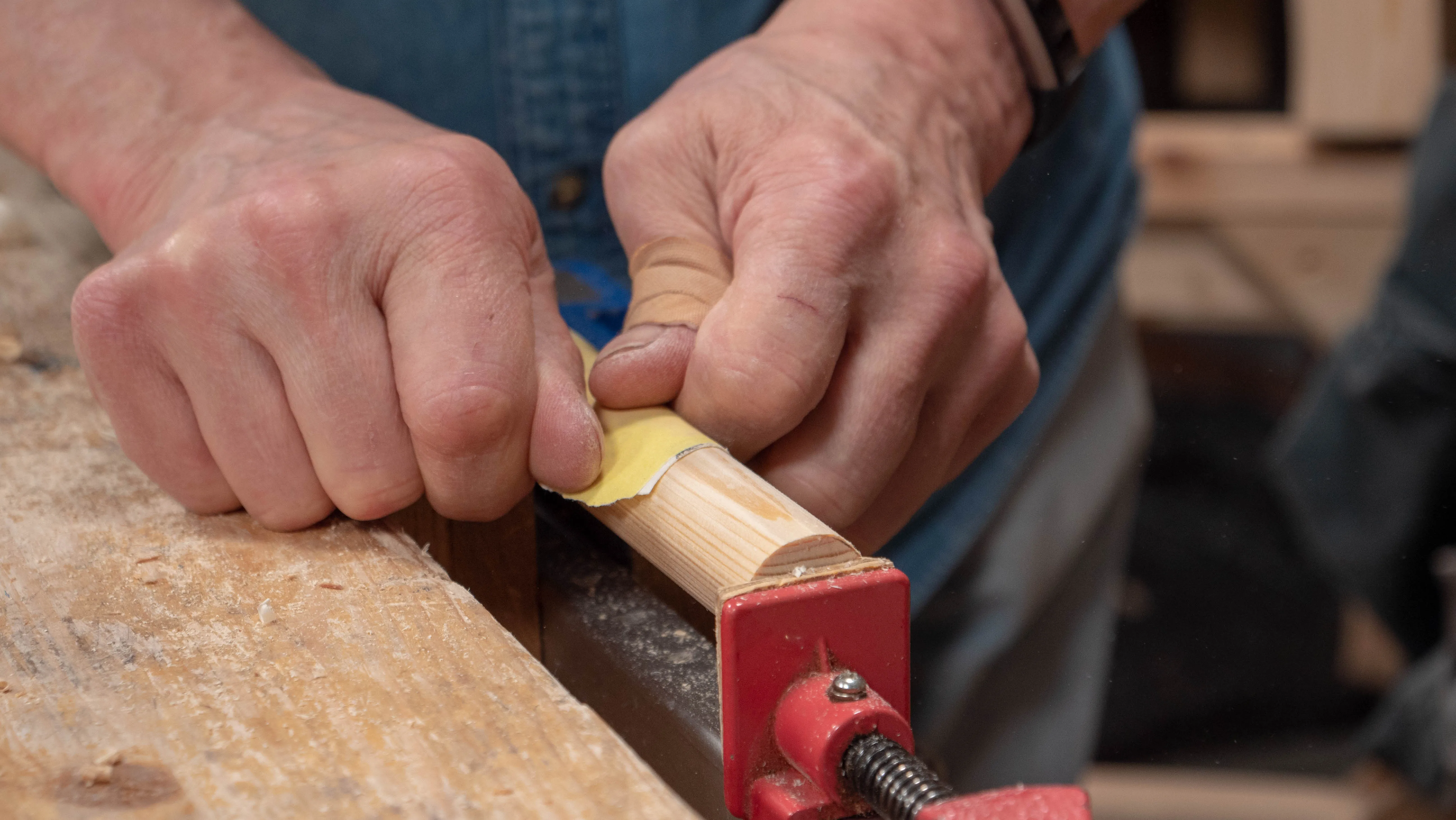 Take off any remaining flats with some sandpaper