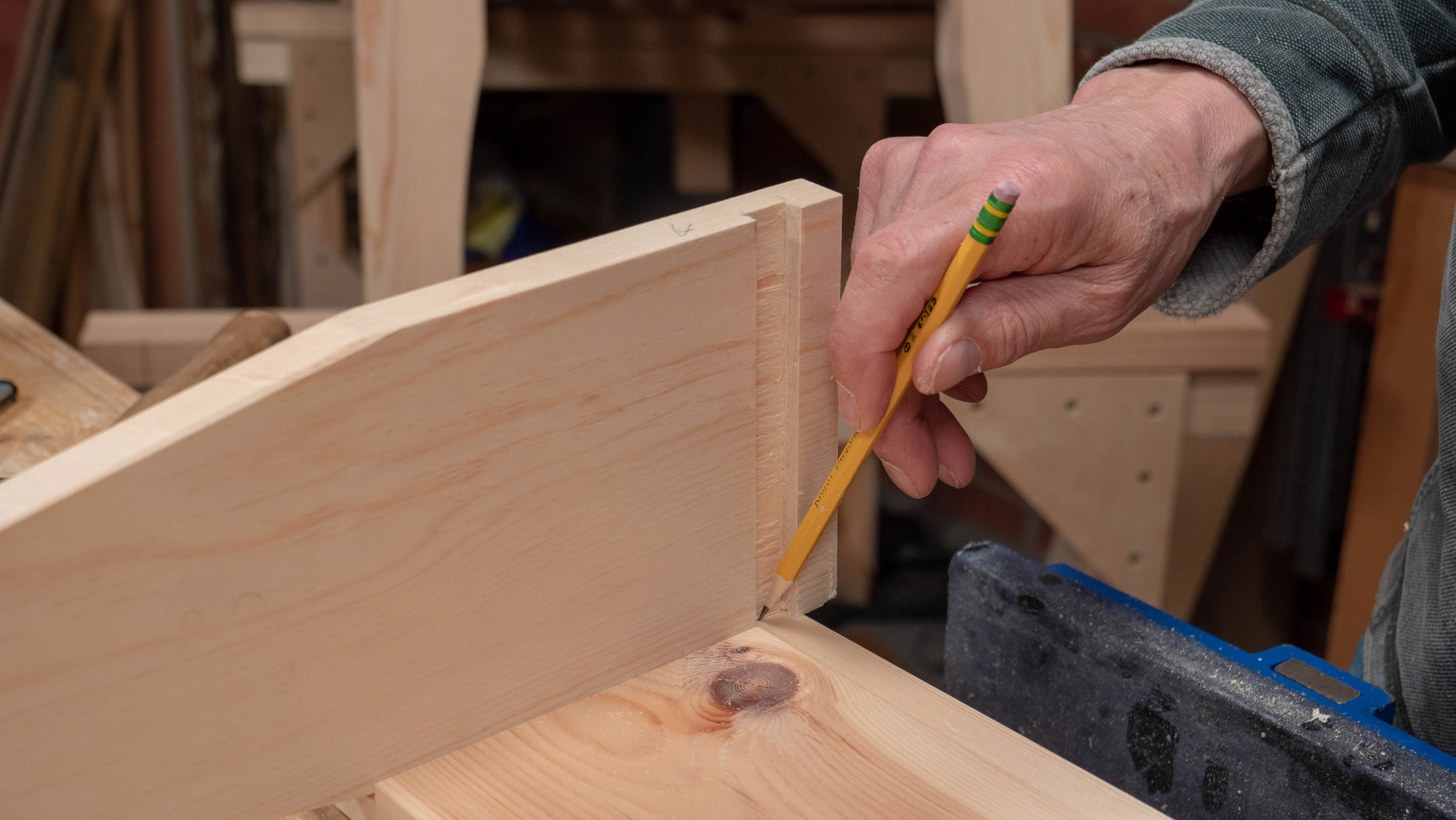 Make sure to mark right in the bottom of the recess