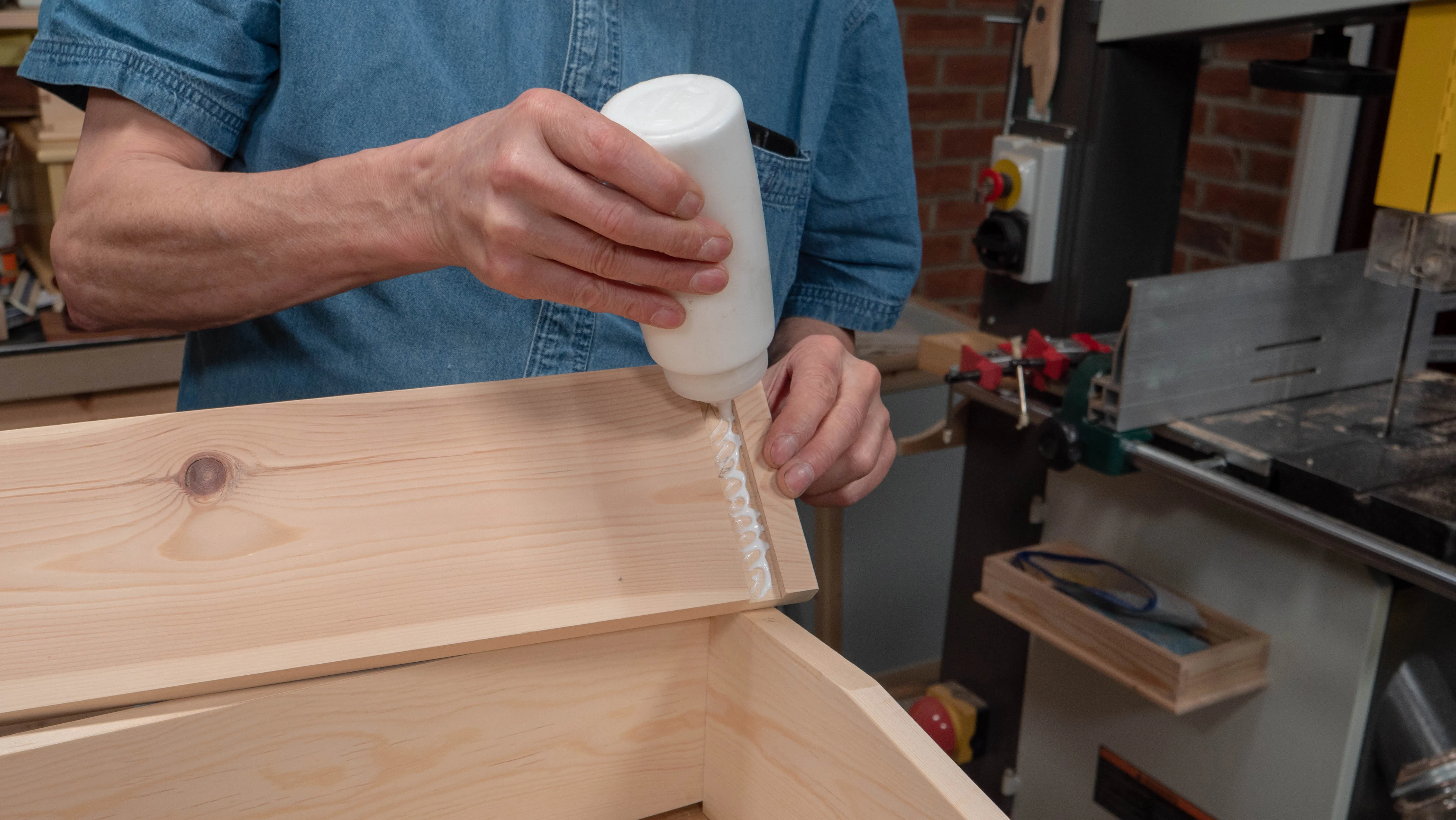 Then move on to the side pieces