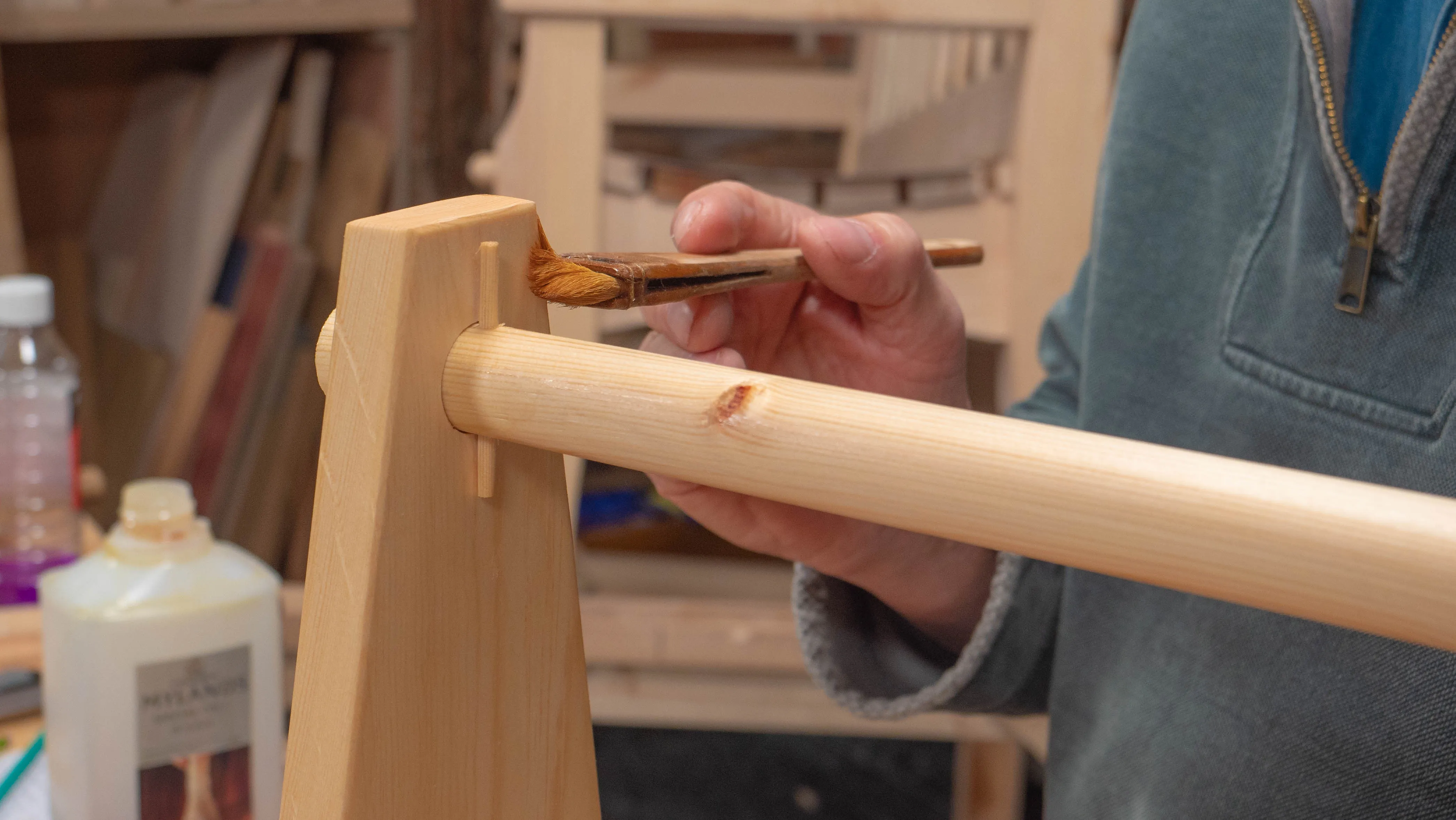 Coat every surface sparingly