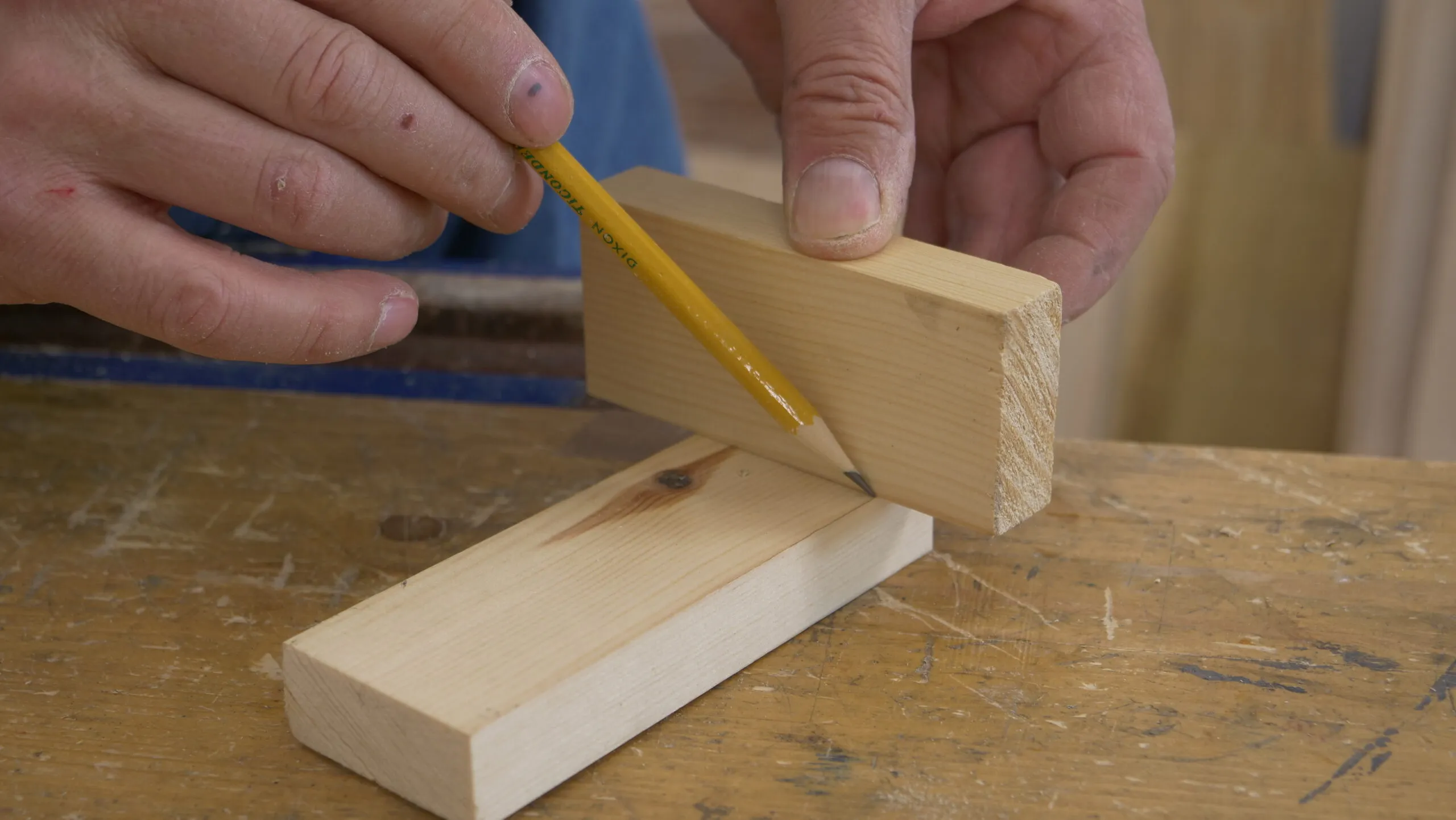 Repeat on the other piece - on the outside face only