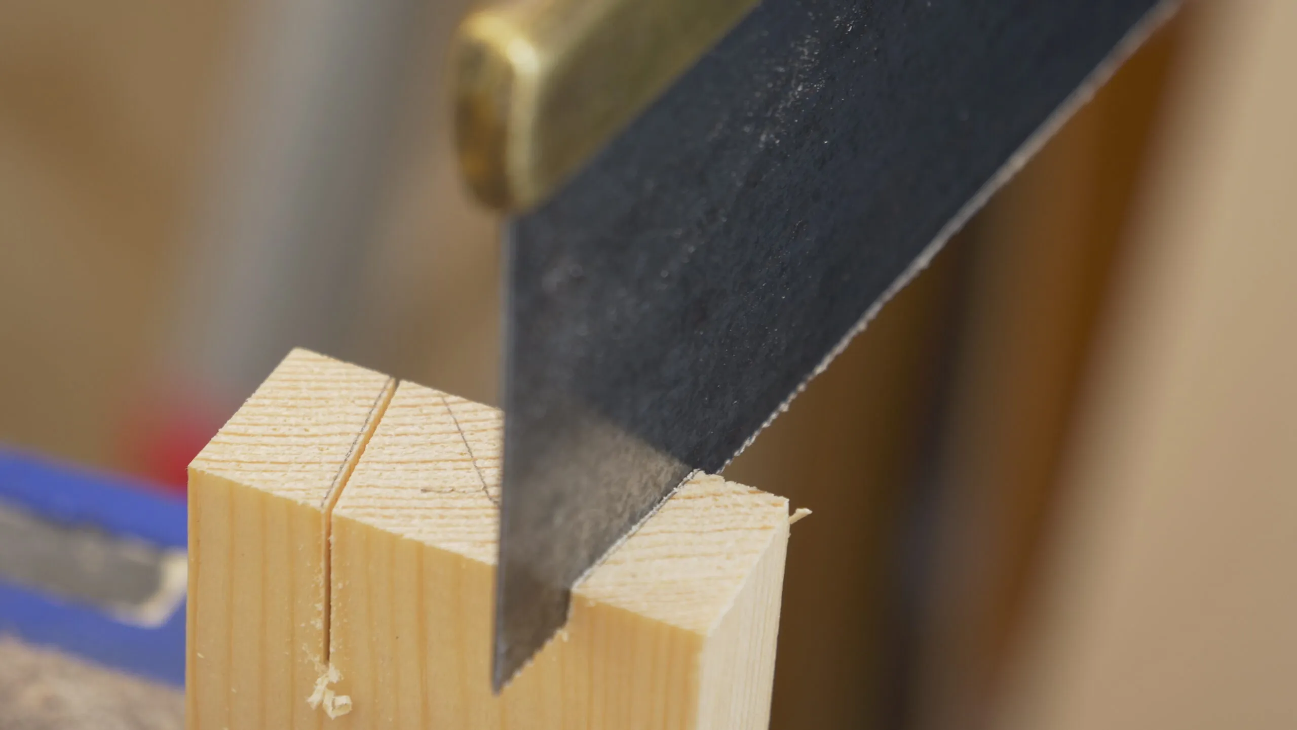 Stay clear of the line when sawing