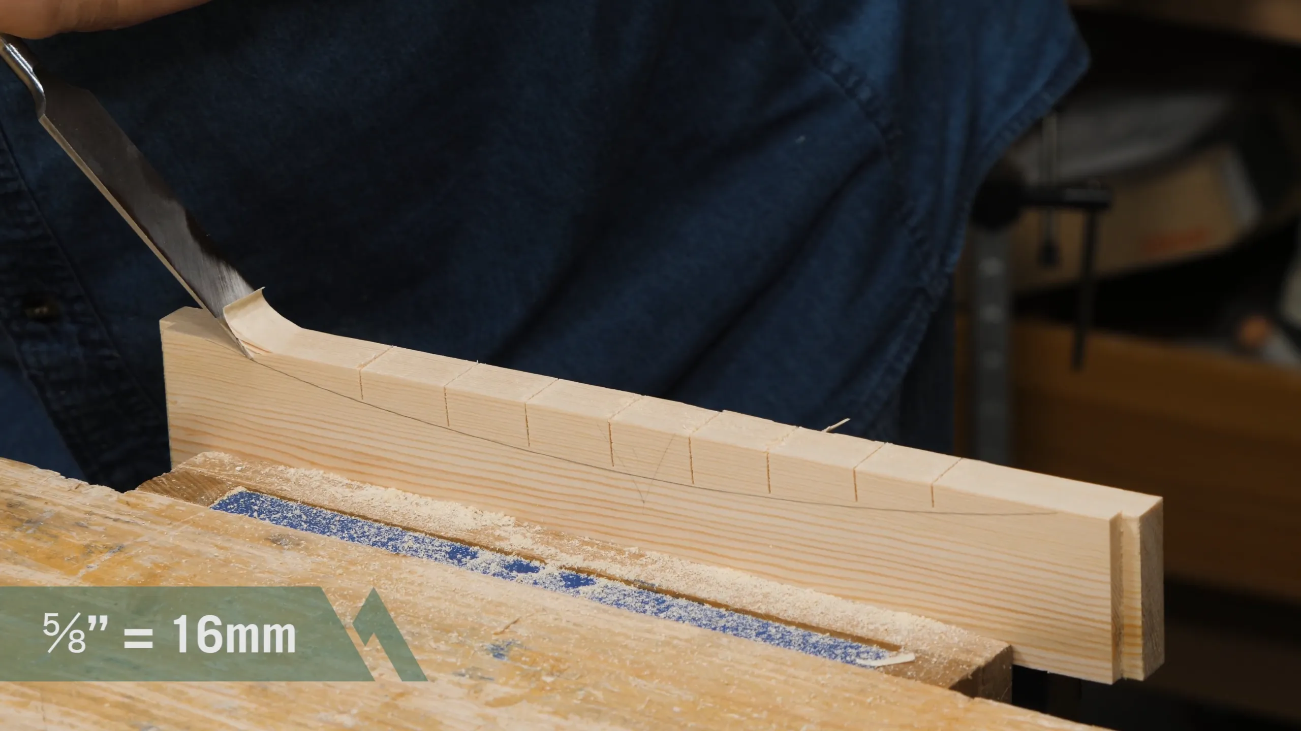 Secure your rail firmly in the vise