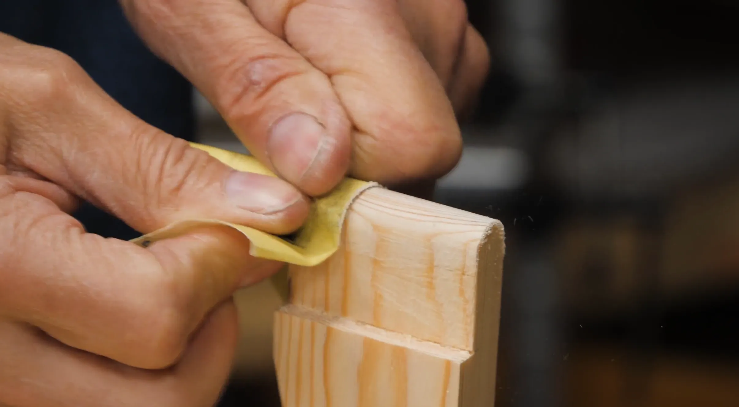 Sand the resulting roundover