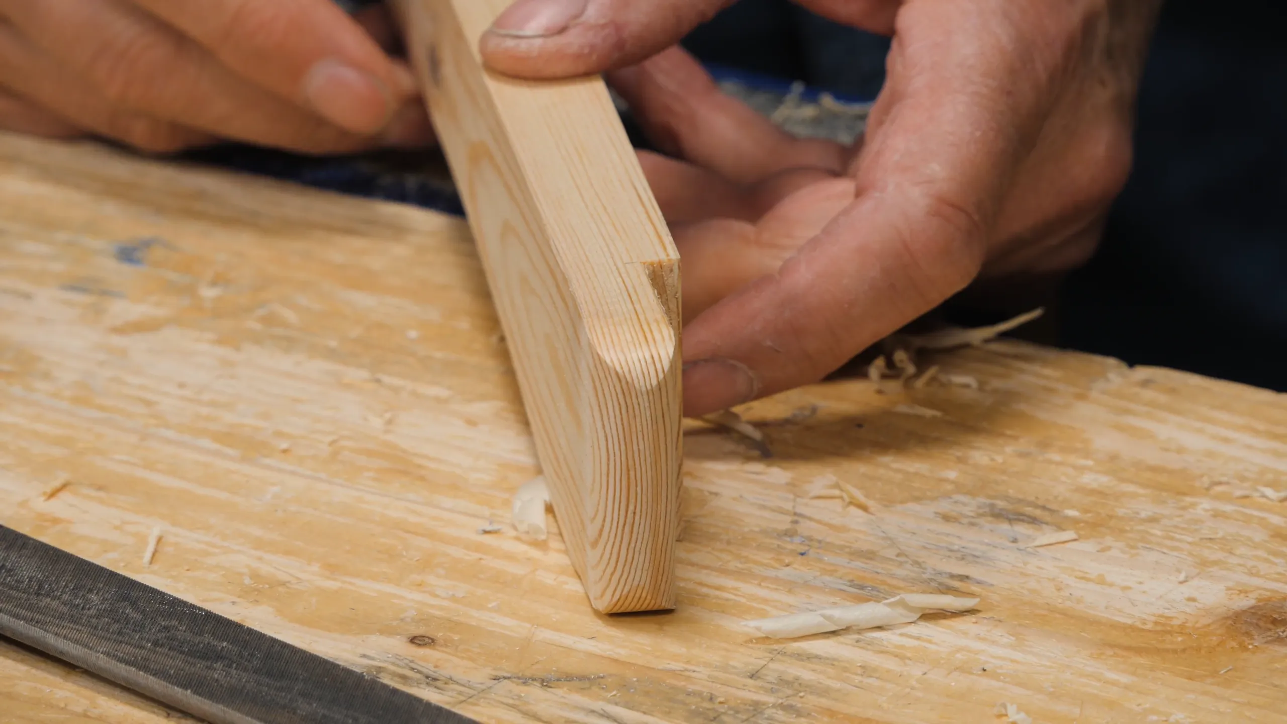 Your finished roundover